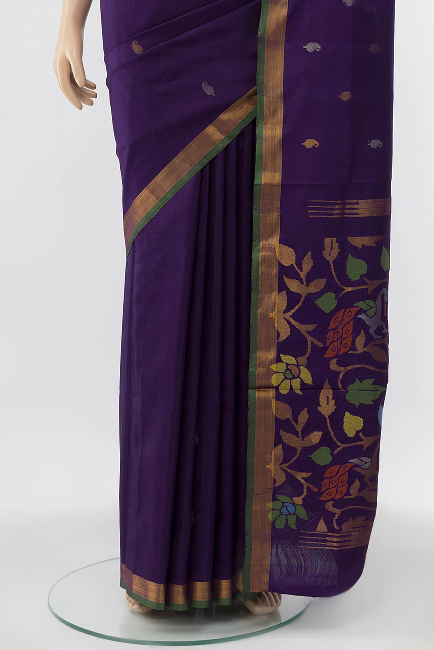 pleats pallu