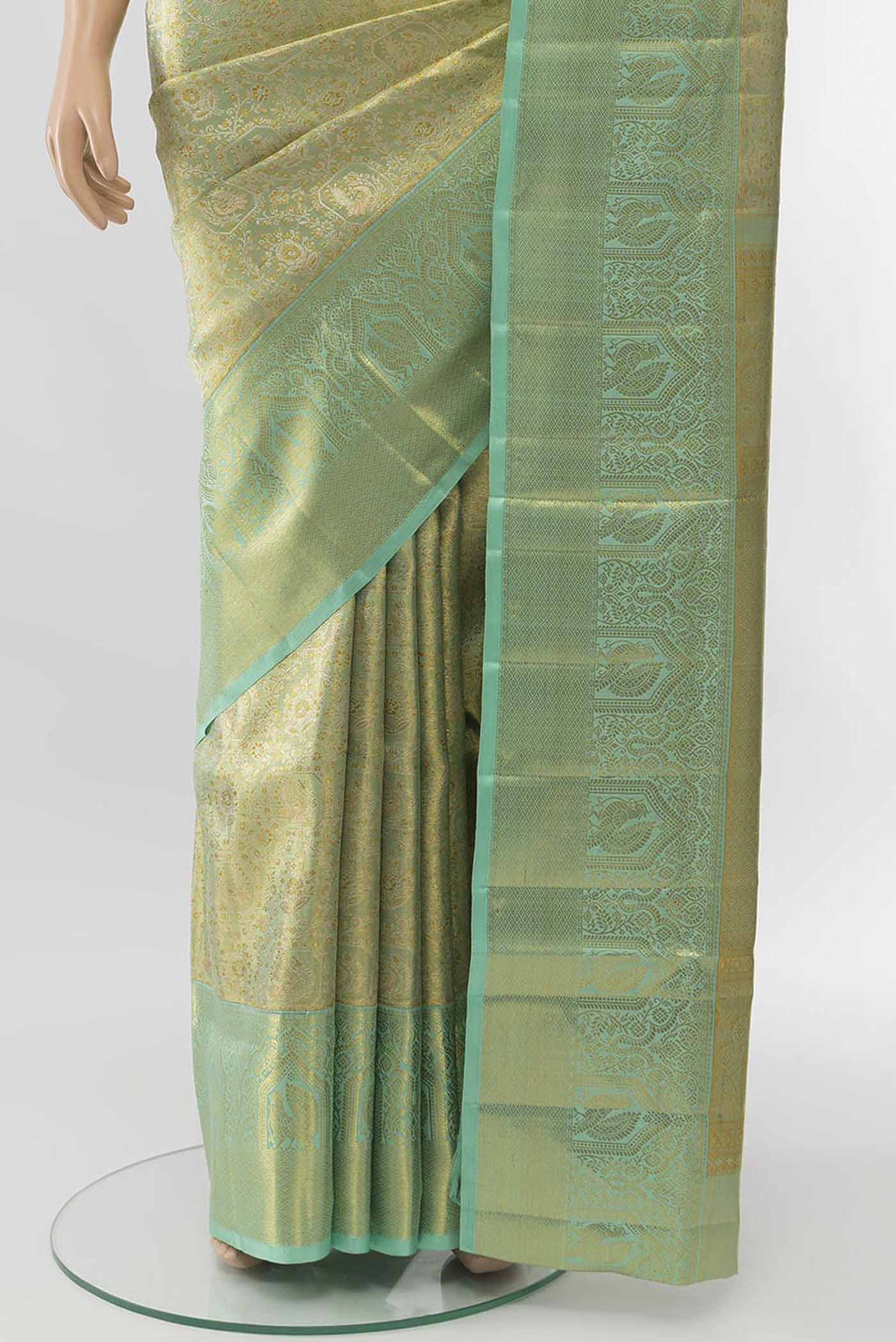 pleats pallu