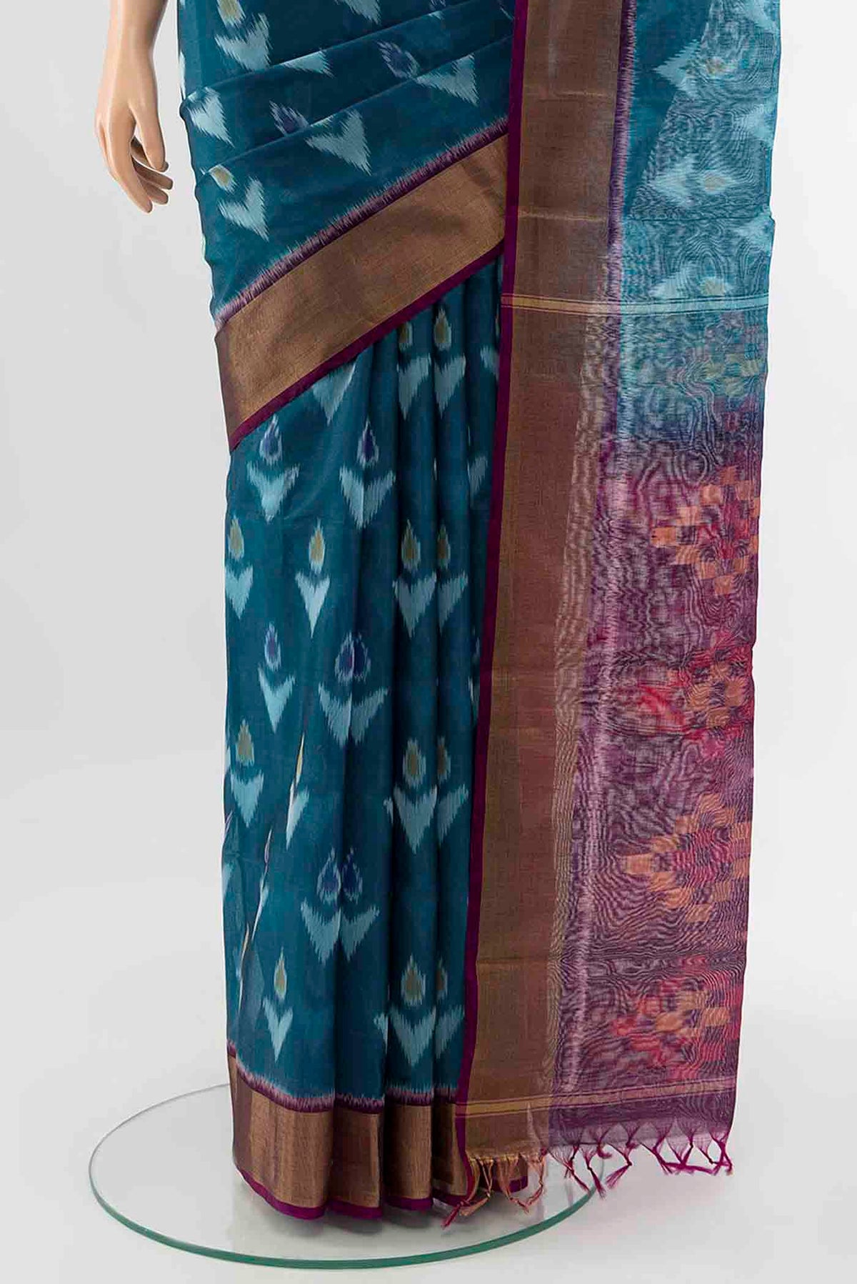 pleats pallu