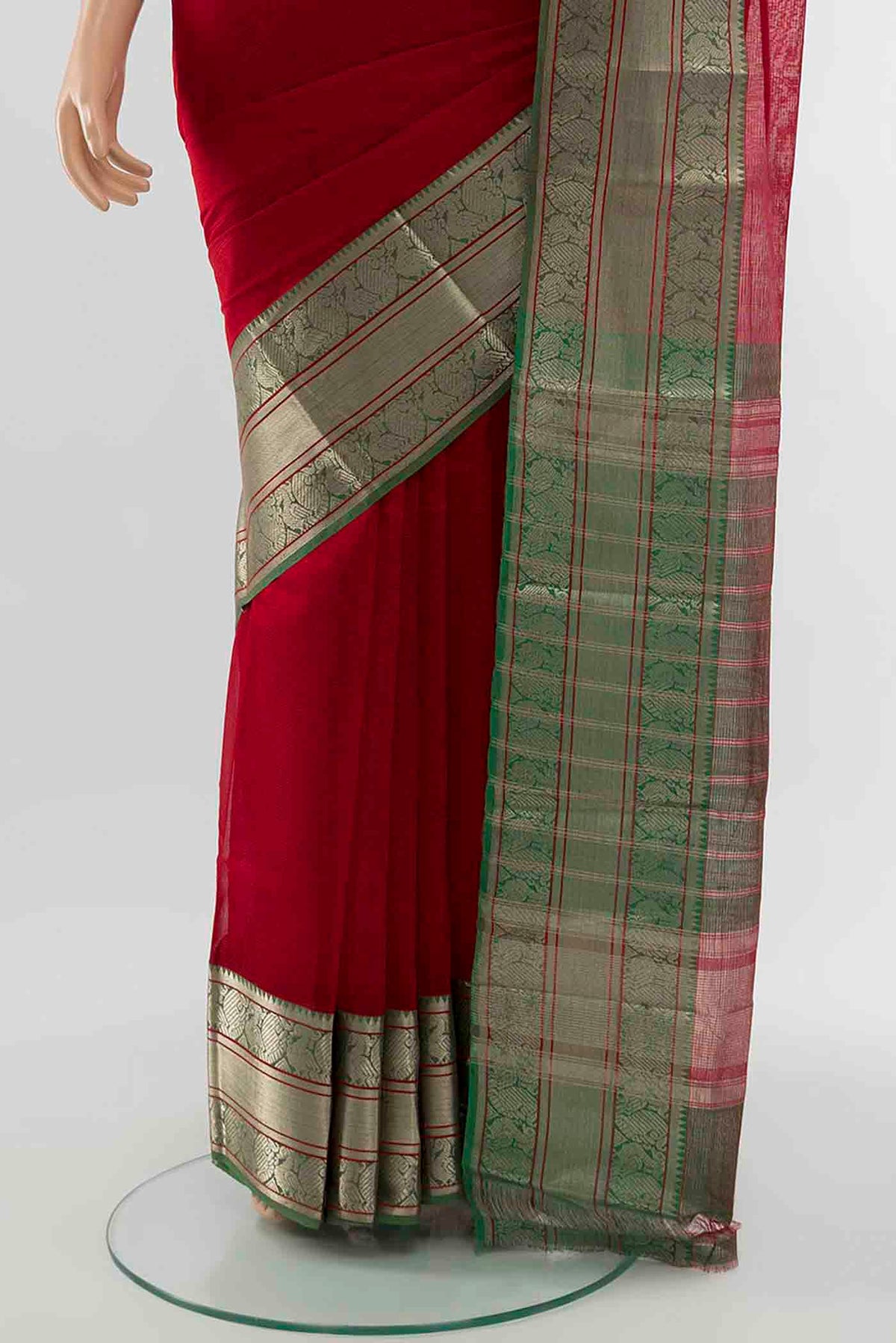 pleats pallu