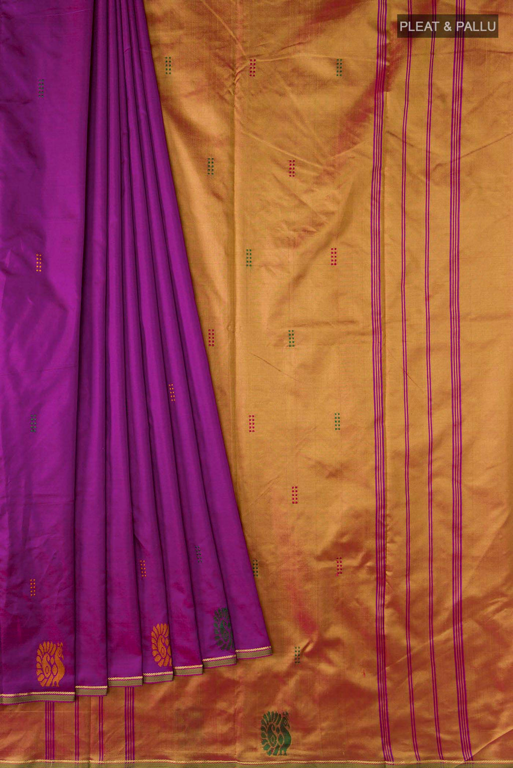 pleats pallu