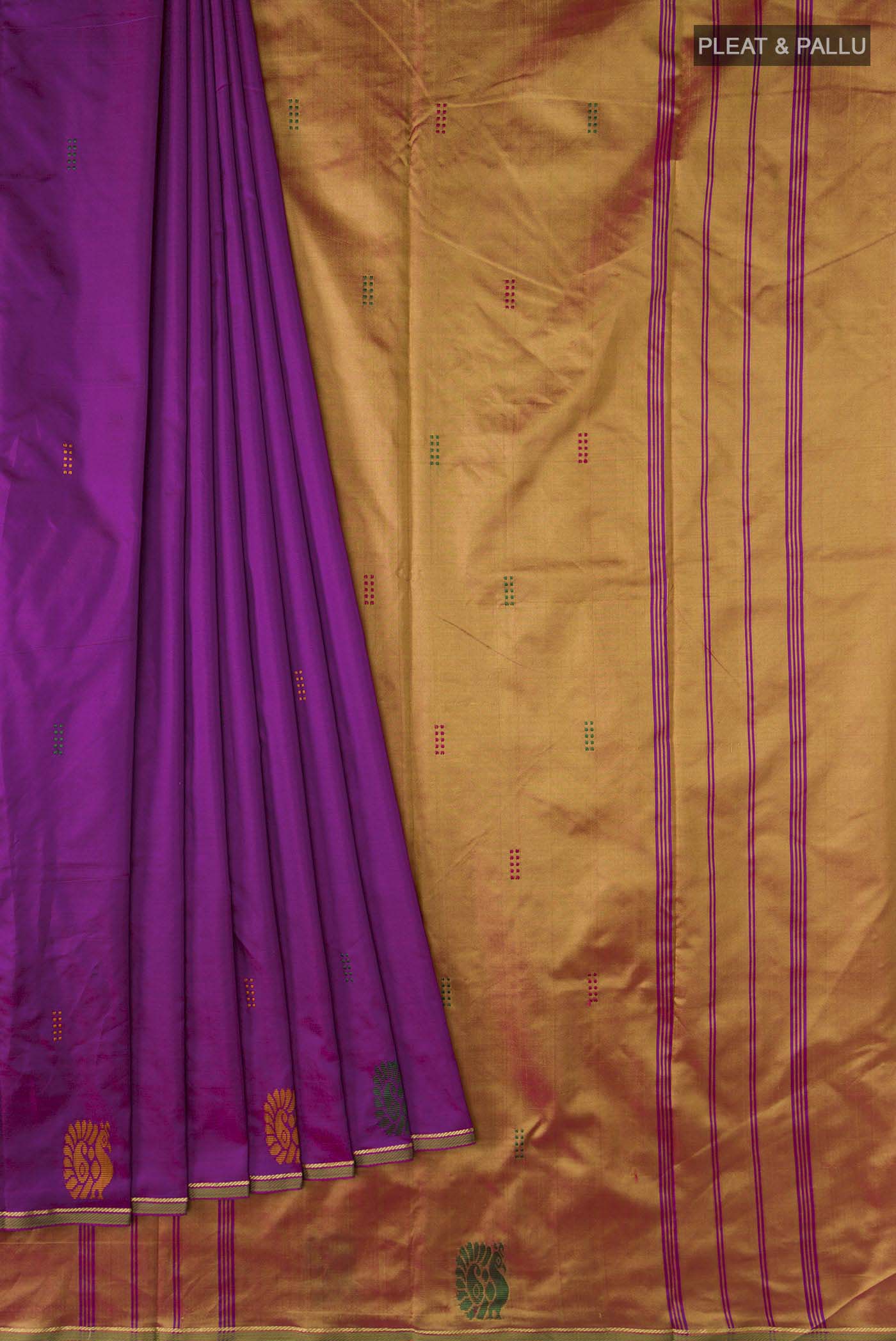 pleats pallu