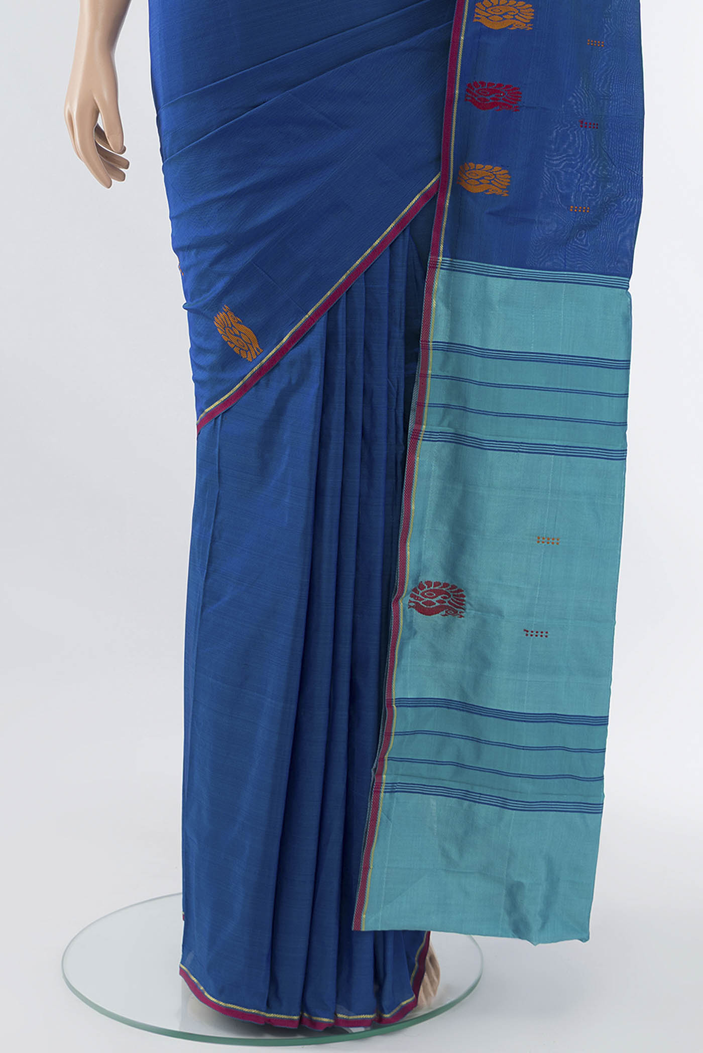 pleats pallu
