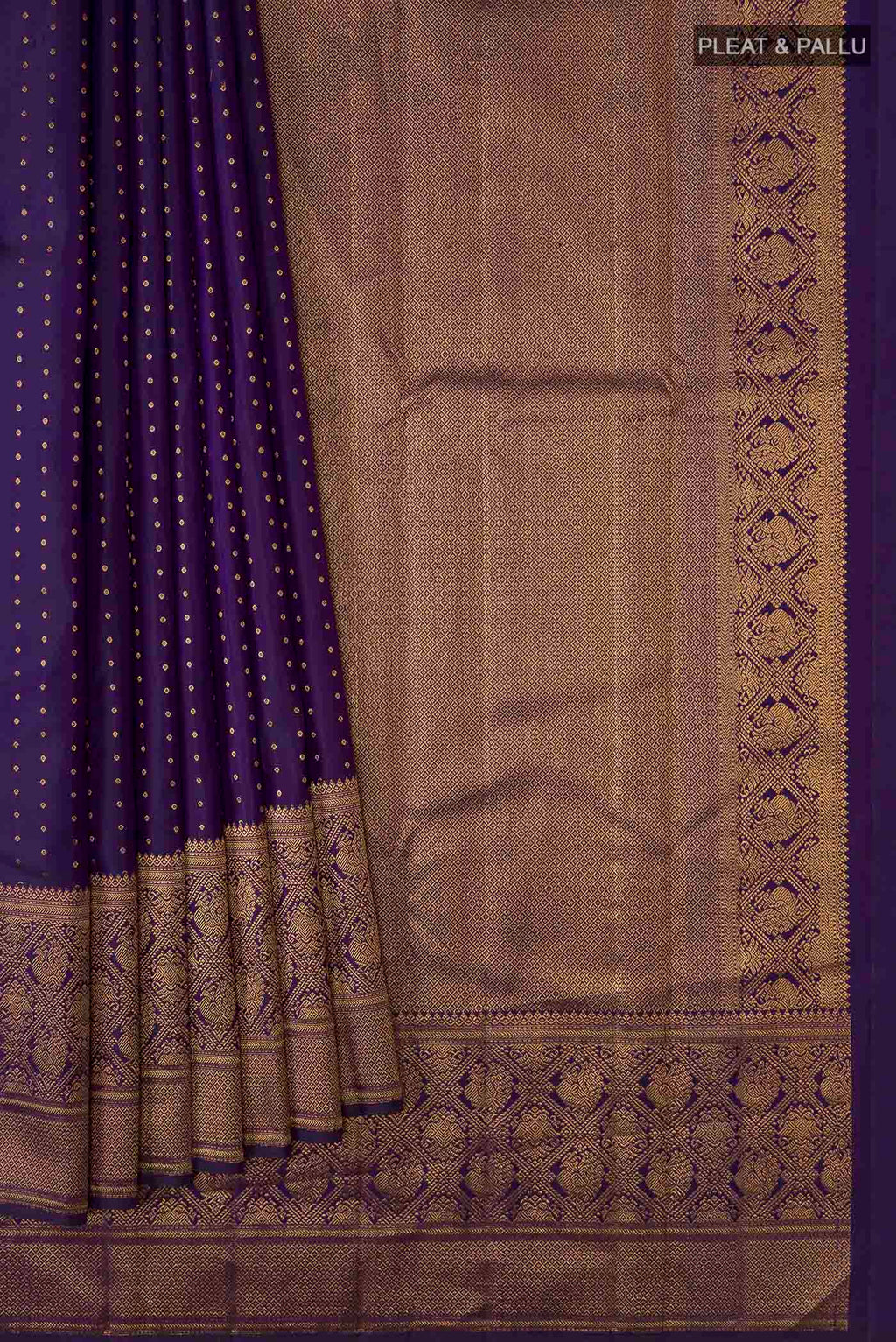 pleats pallu