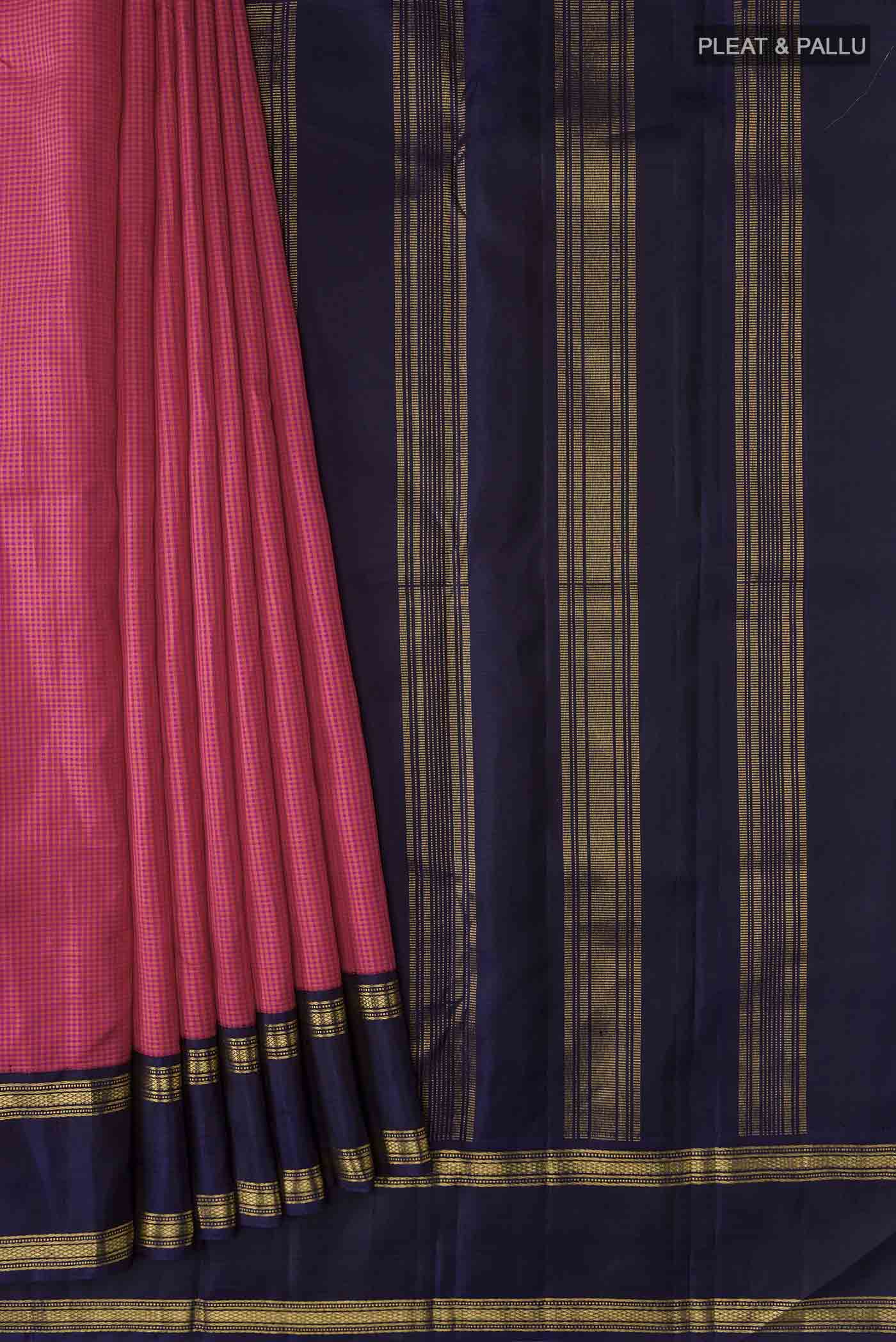 pleats pallu