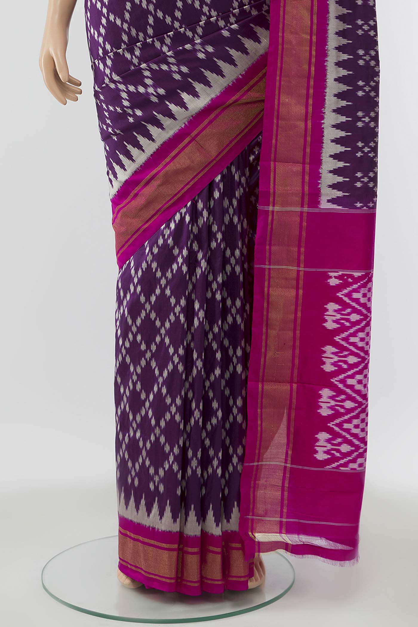 pleats pallu