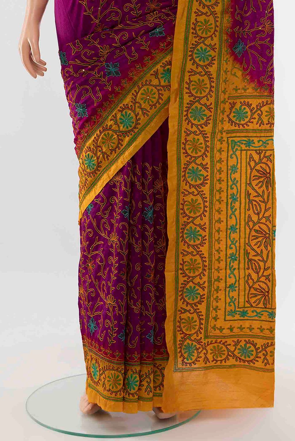 pleats pallu