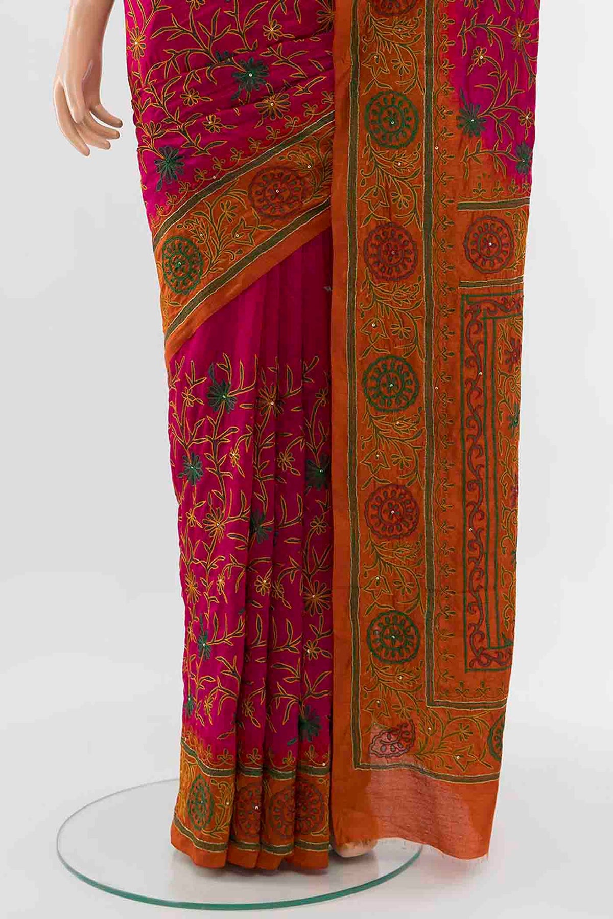 pleats pallu