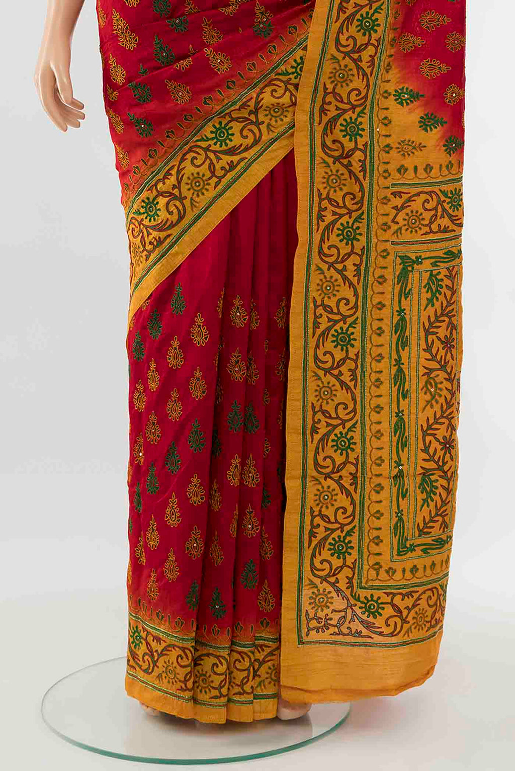 pleats pallu