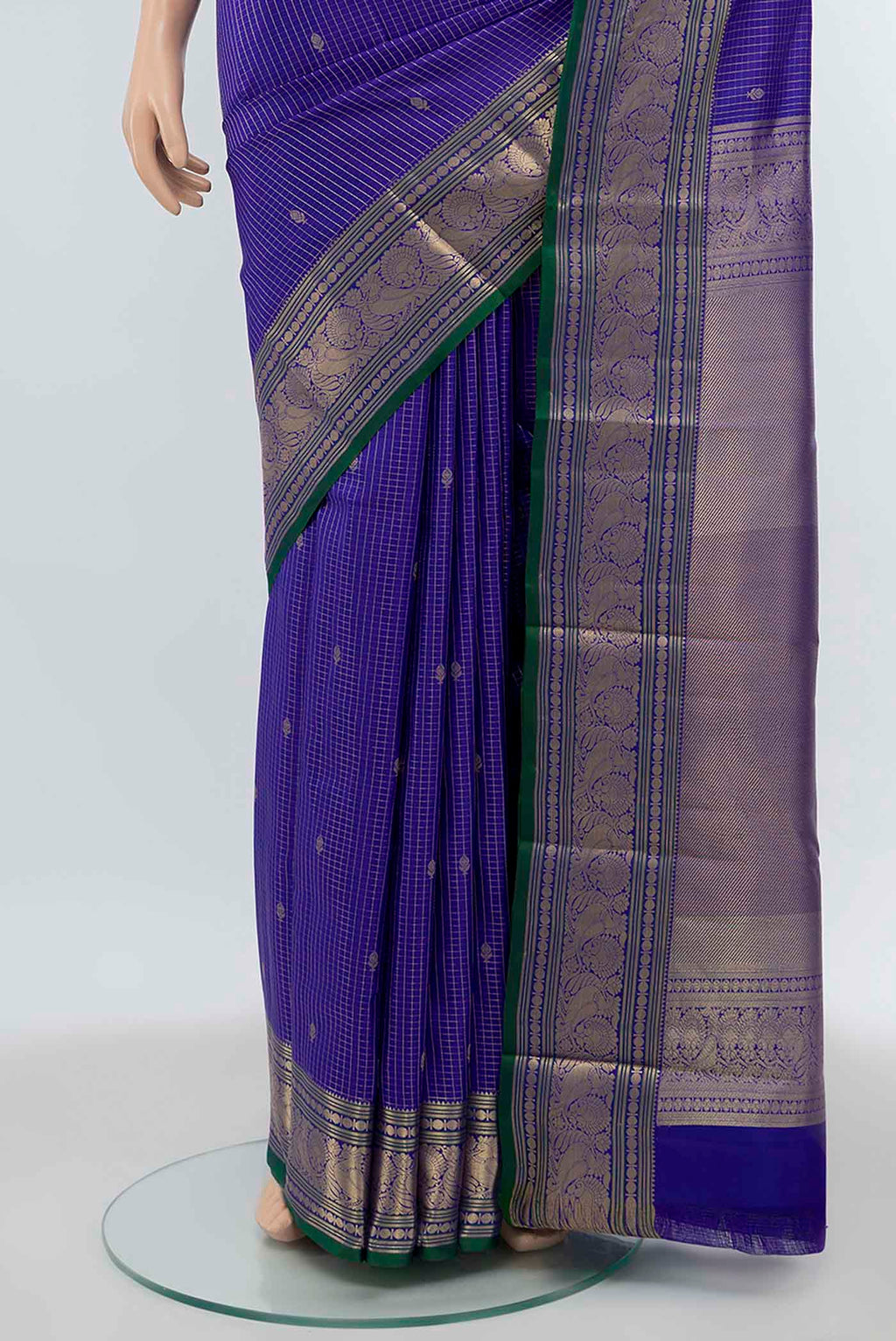 pleats pallu
