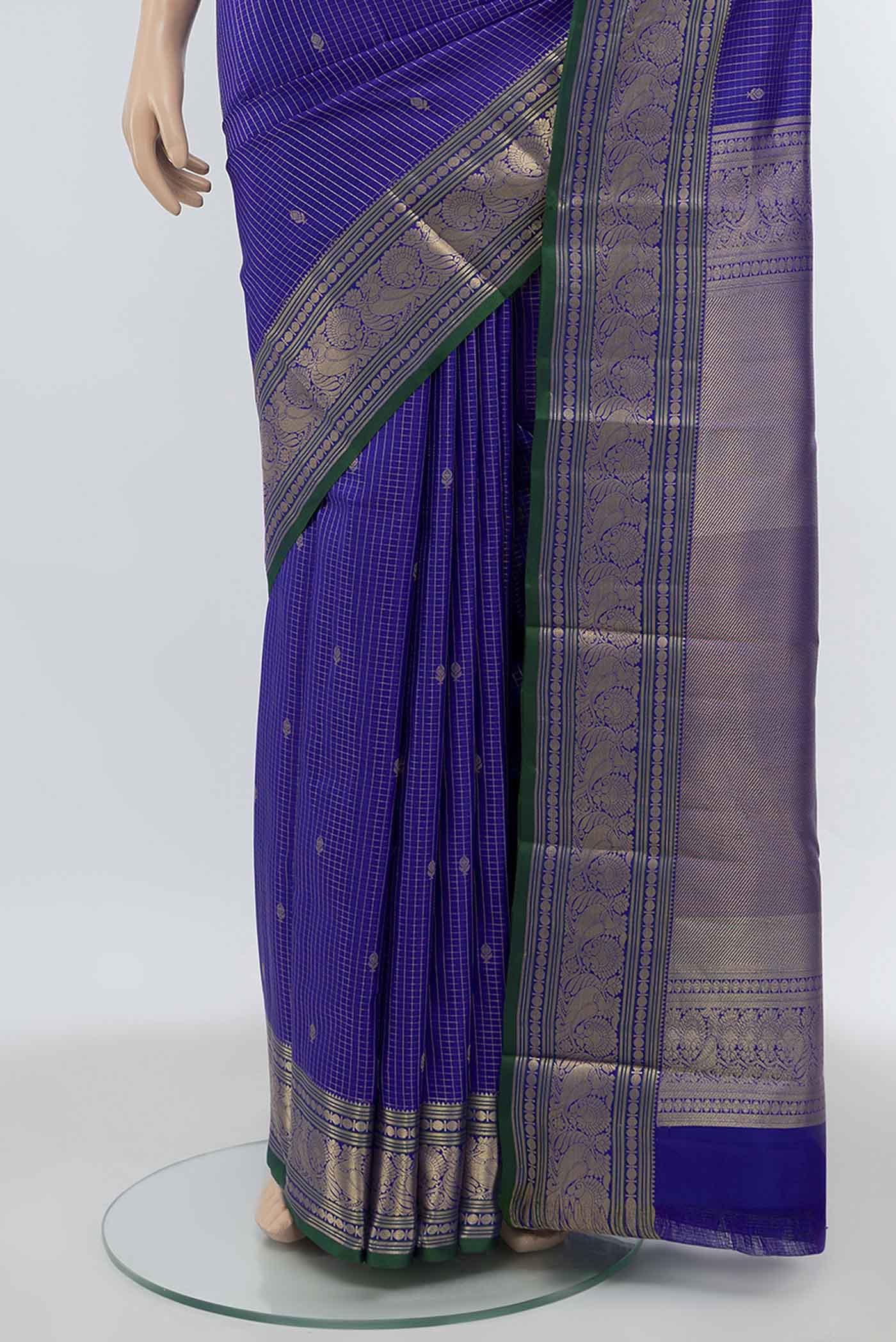 pleats pallu