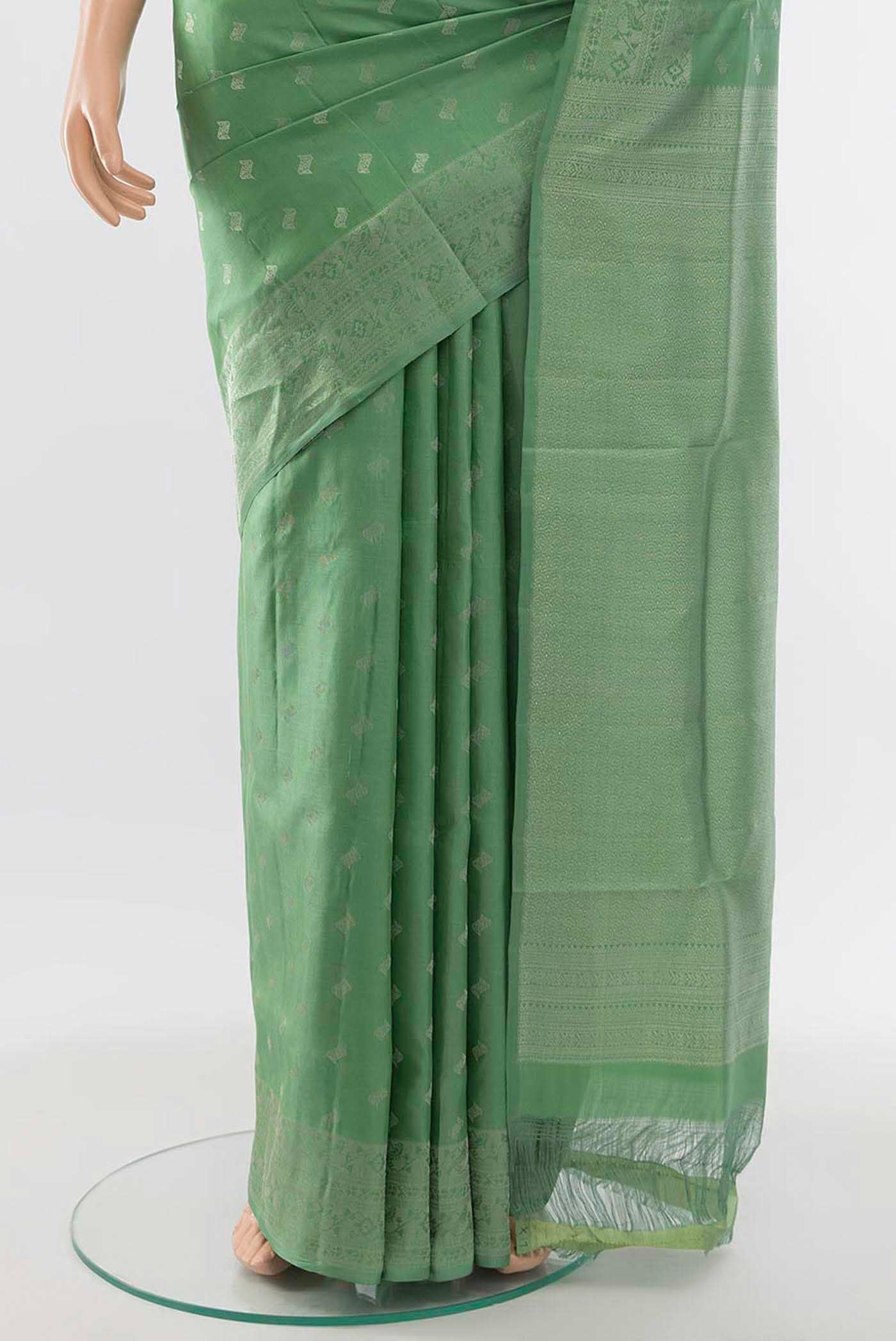 pleats pallu