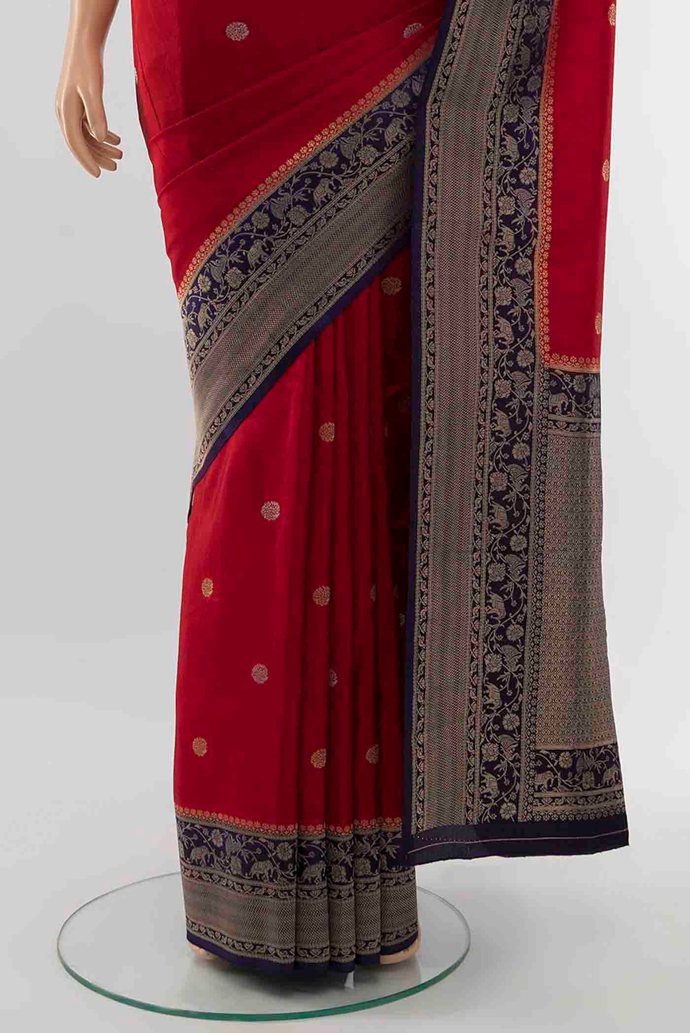pleats pallu