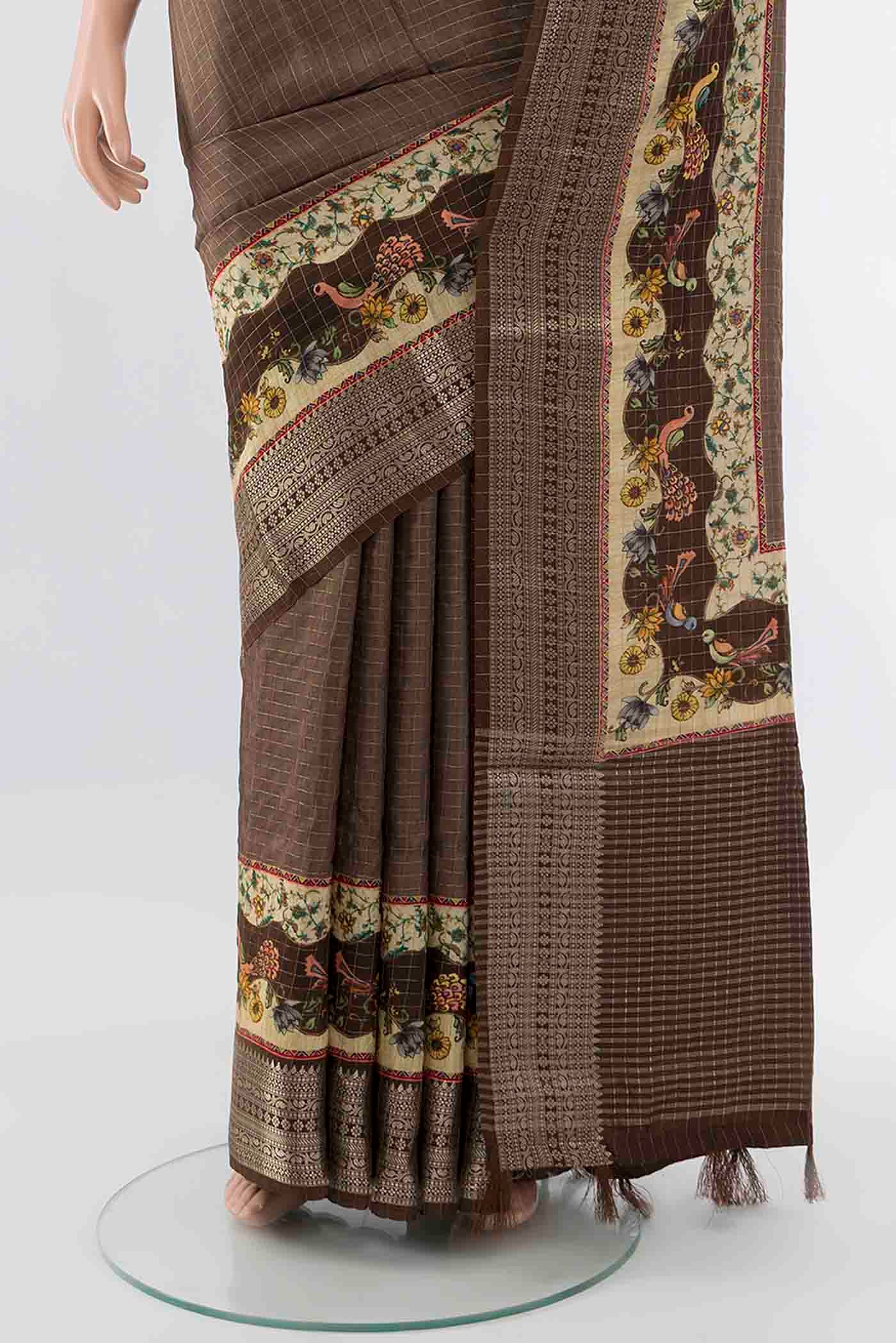 pleats pallu