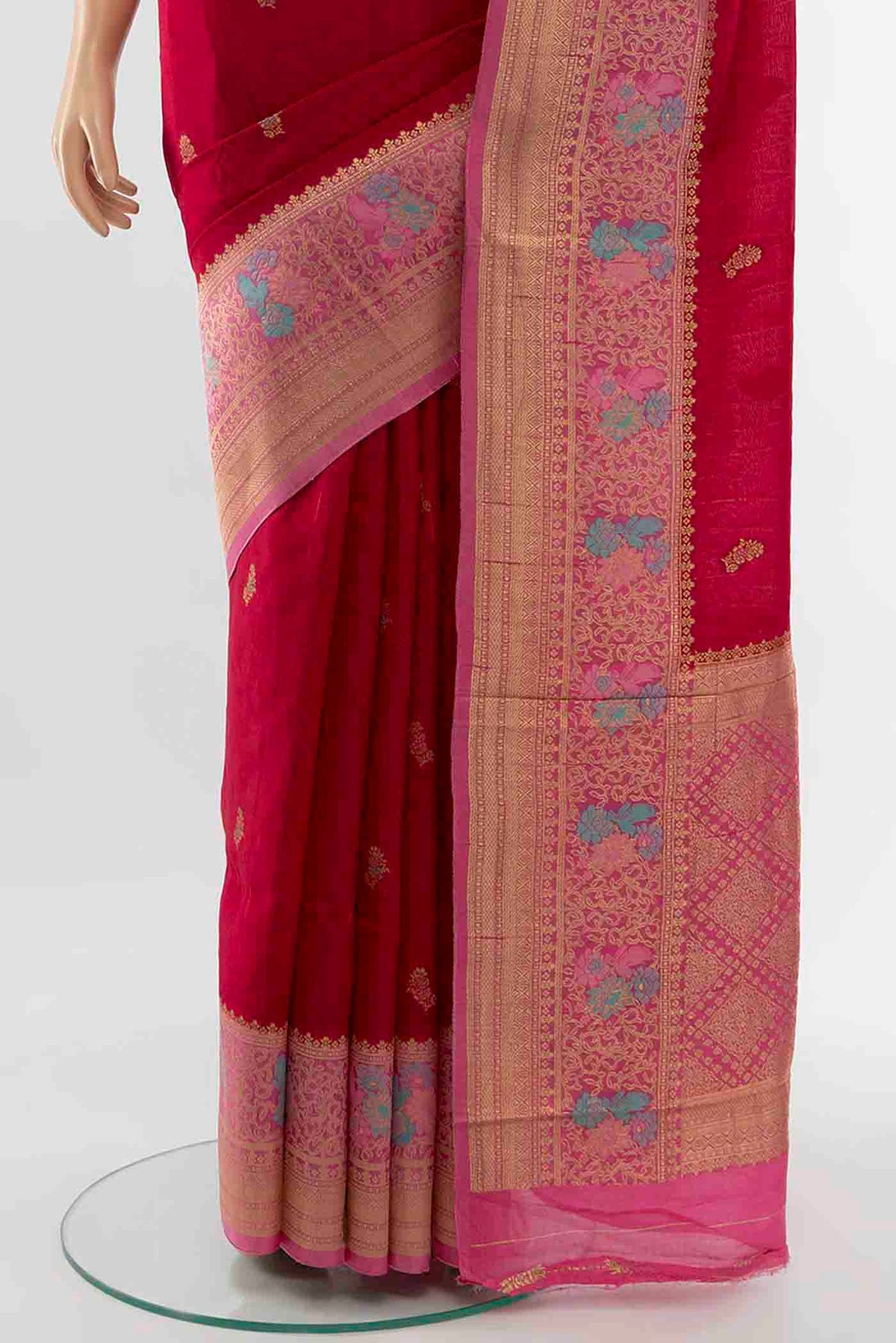 pleats pallu
