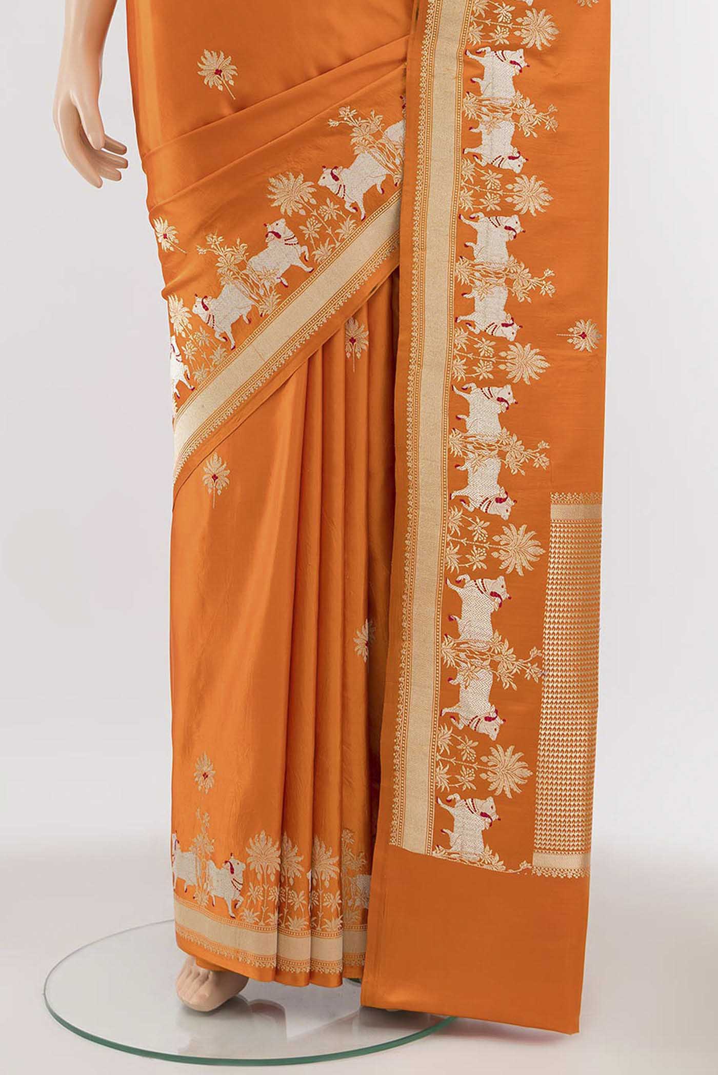 pleats pallu