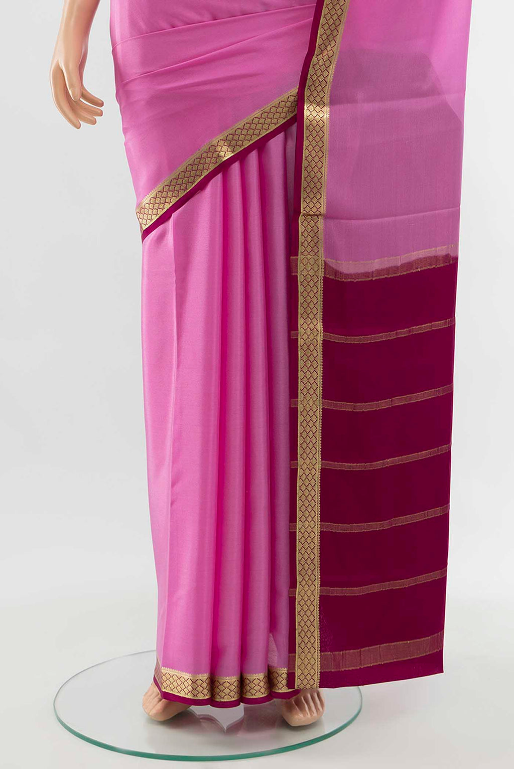 pleats pallu