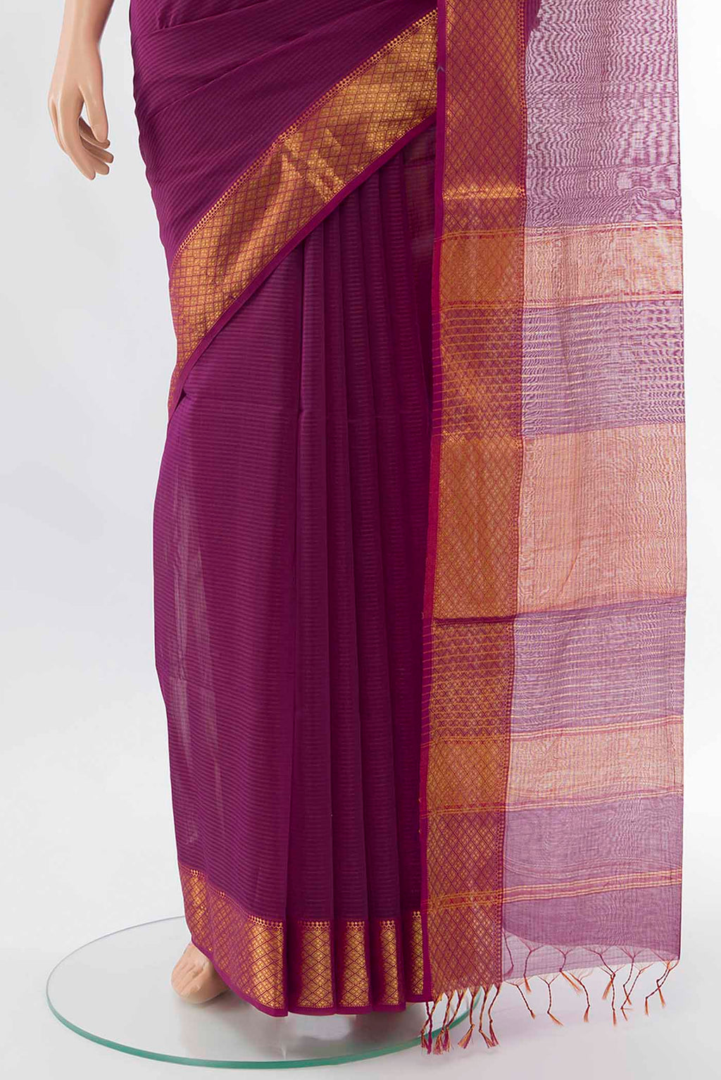 pleats pallu