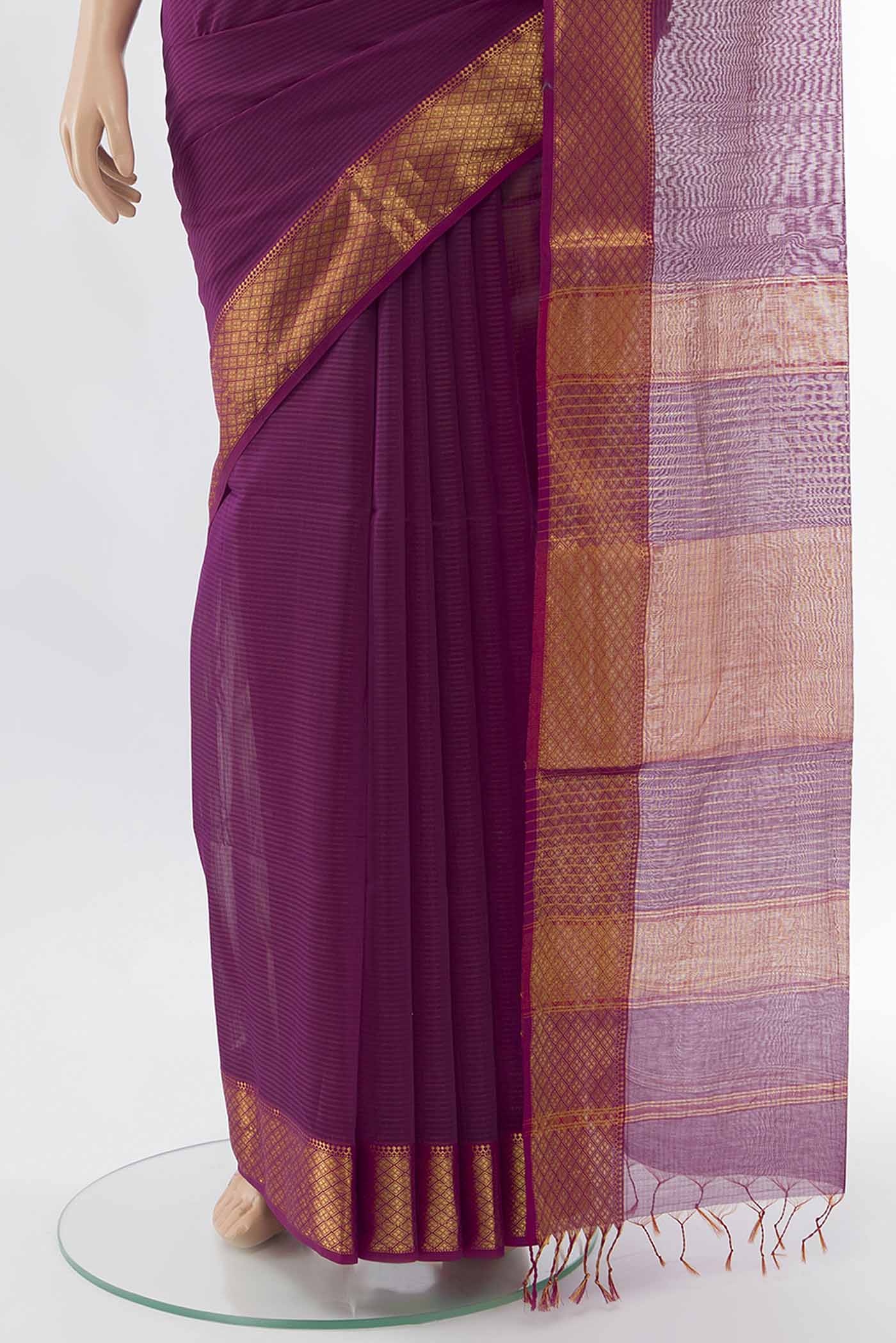 pleats pallu