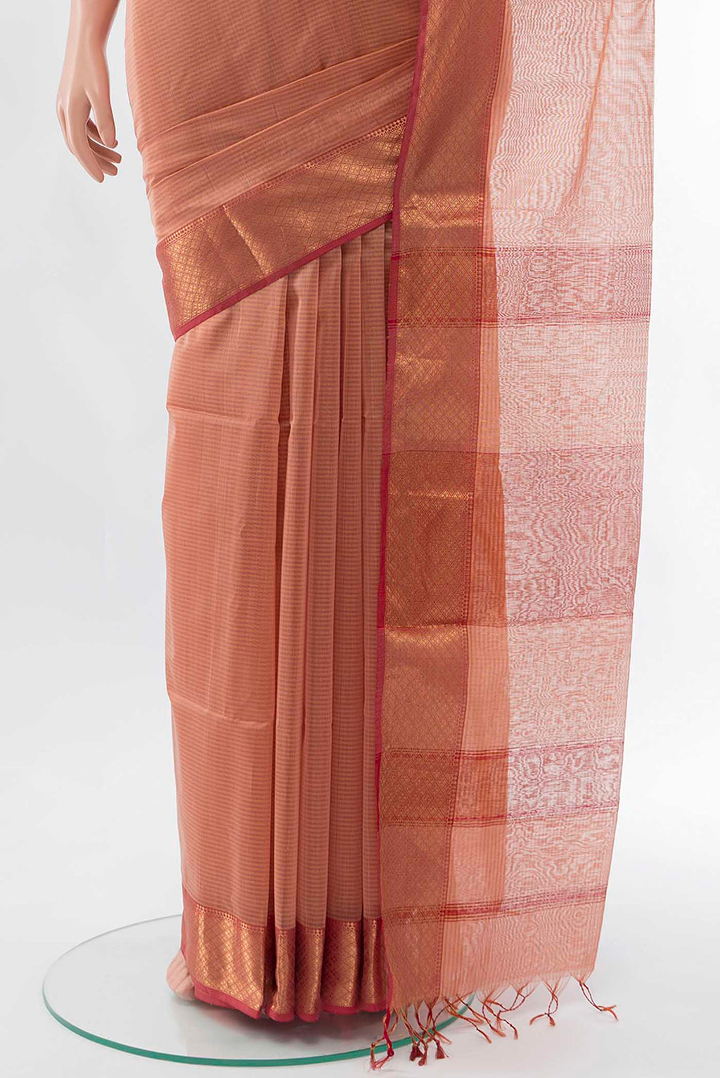 pleats pallu