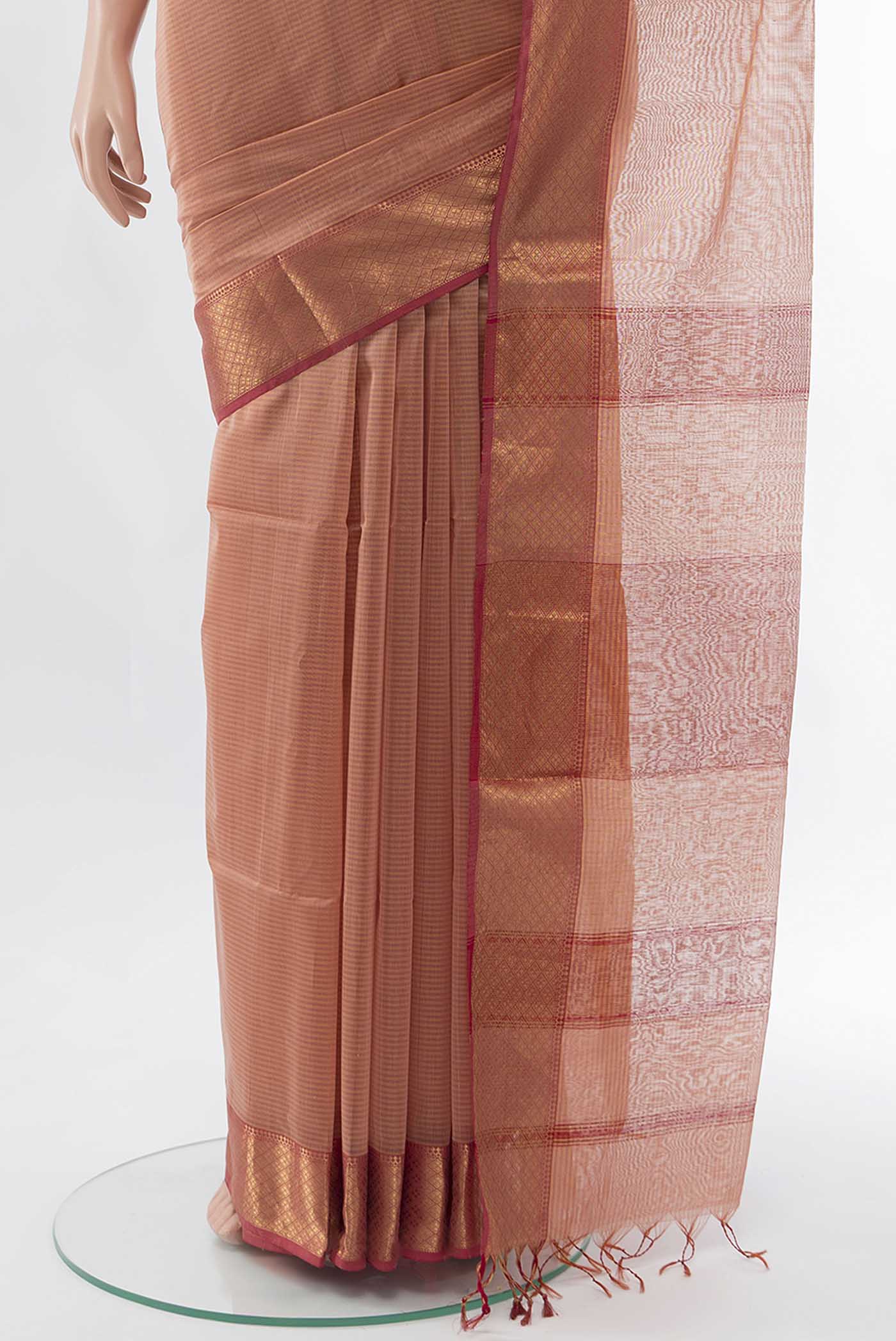 pleats pallu