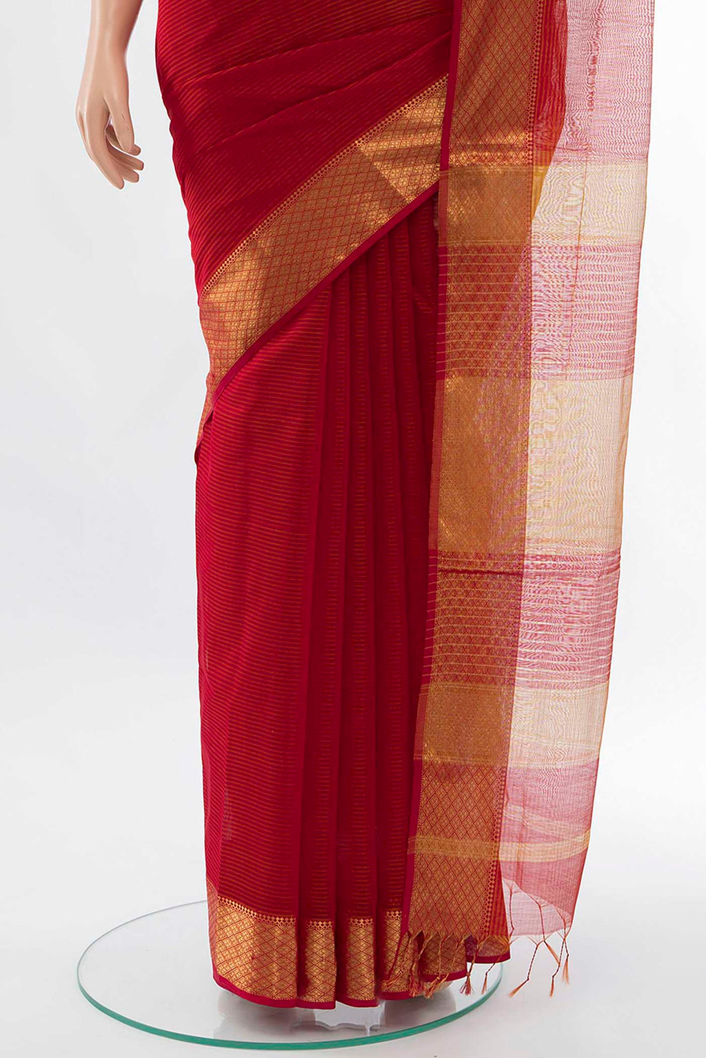 pleats pallu