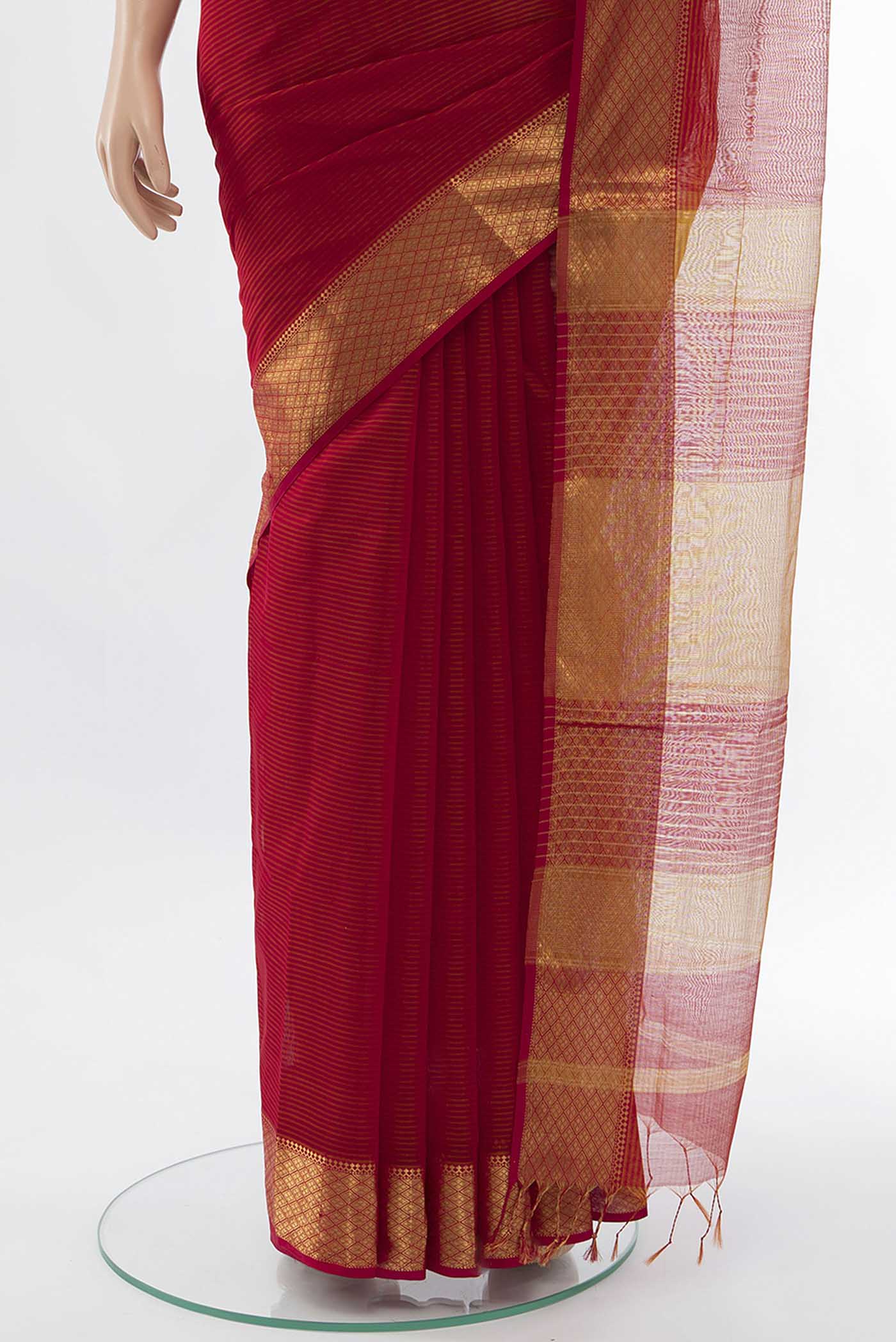 pleats pallu