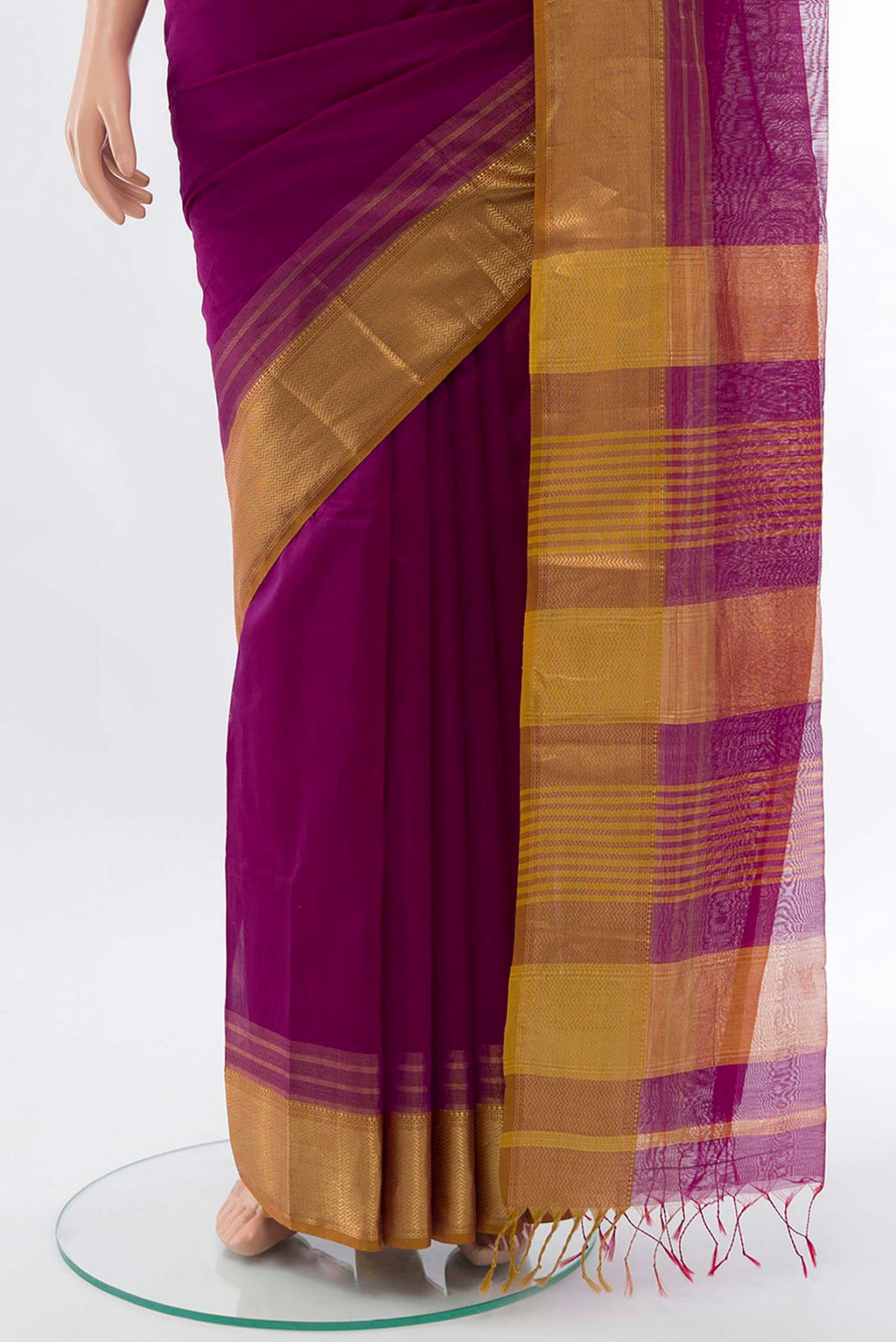 pleats pallu
