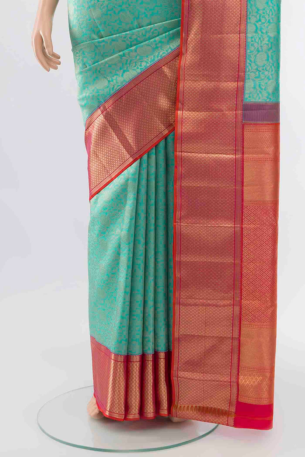 pleats pallu