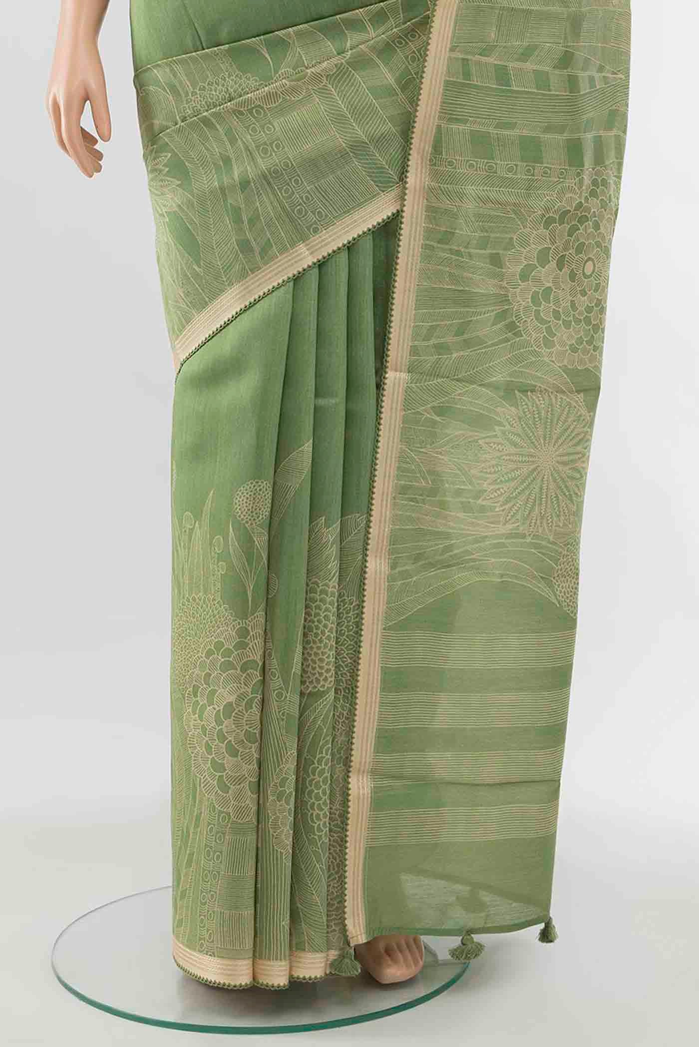 pleats pallu