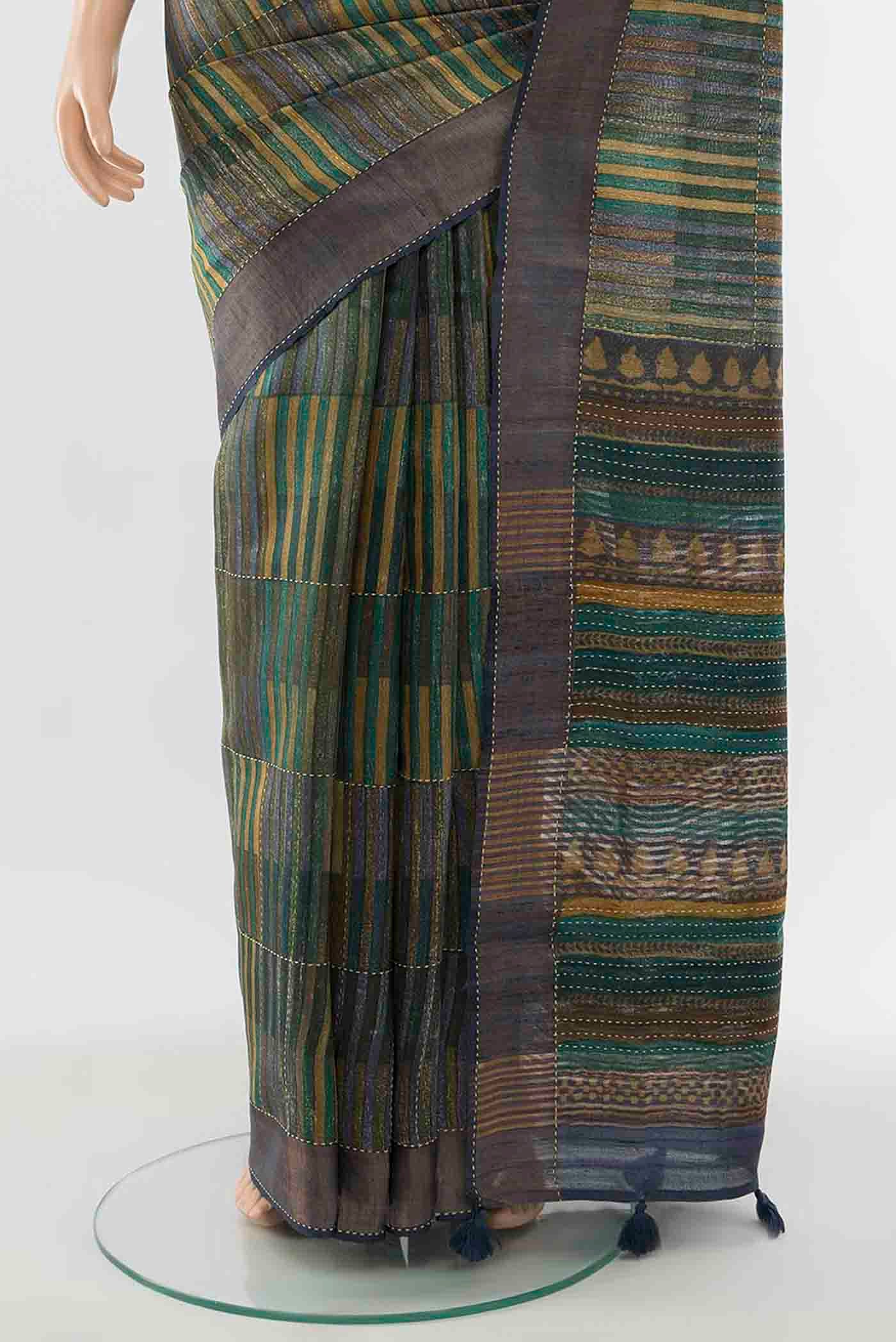 pleats pallu