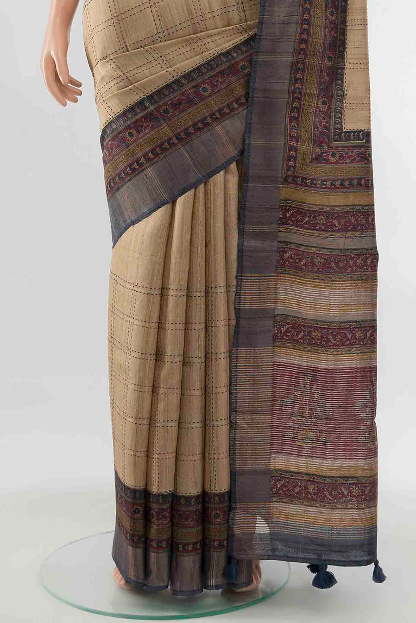 pleats pallu