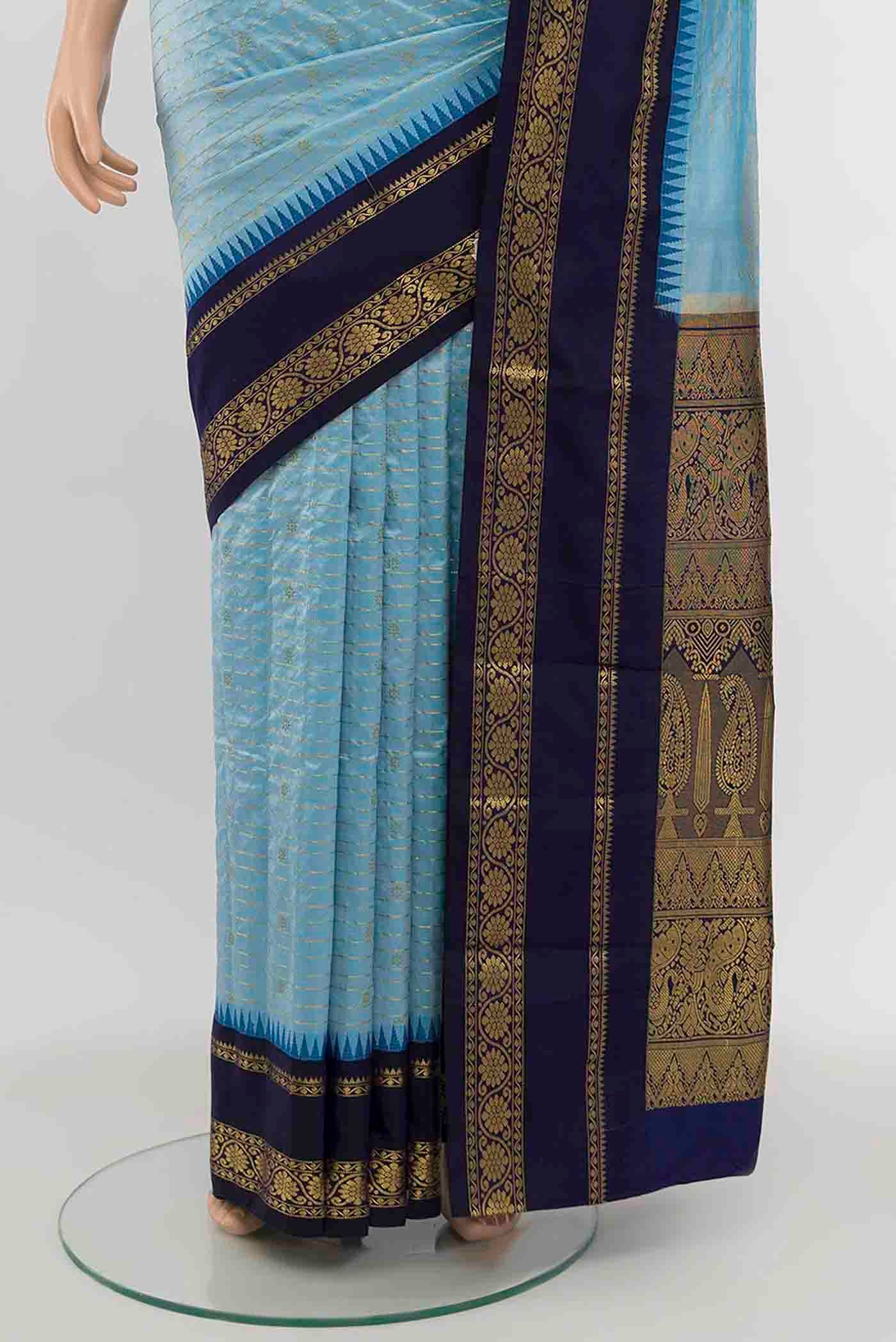 pleats pallu