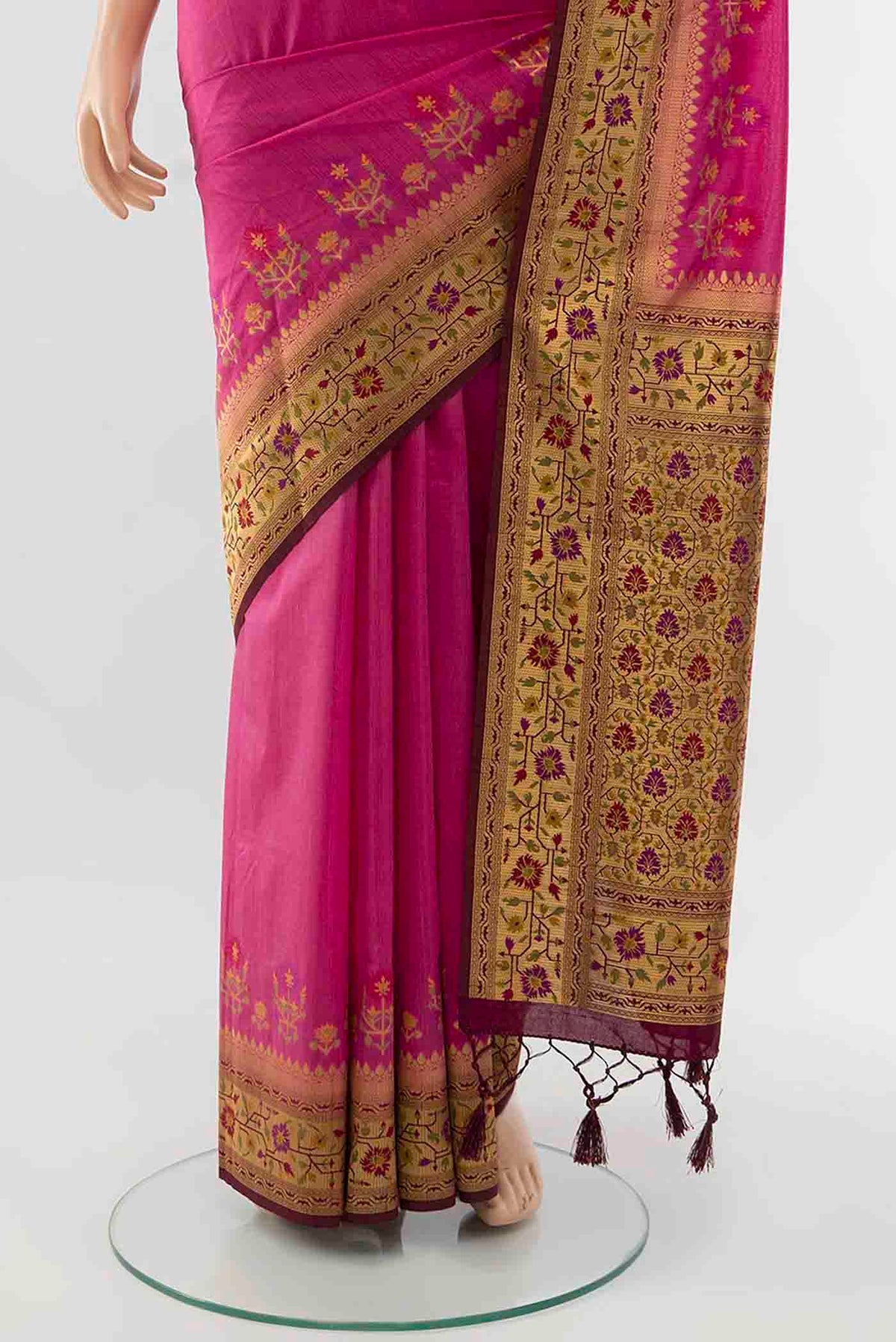 pleats pallu