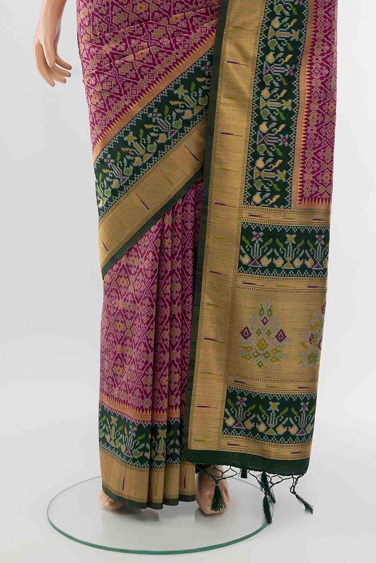 pleats pallu