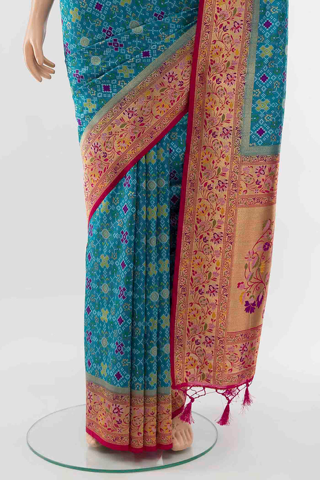 pleats pallu