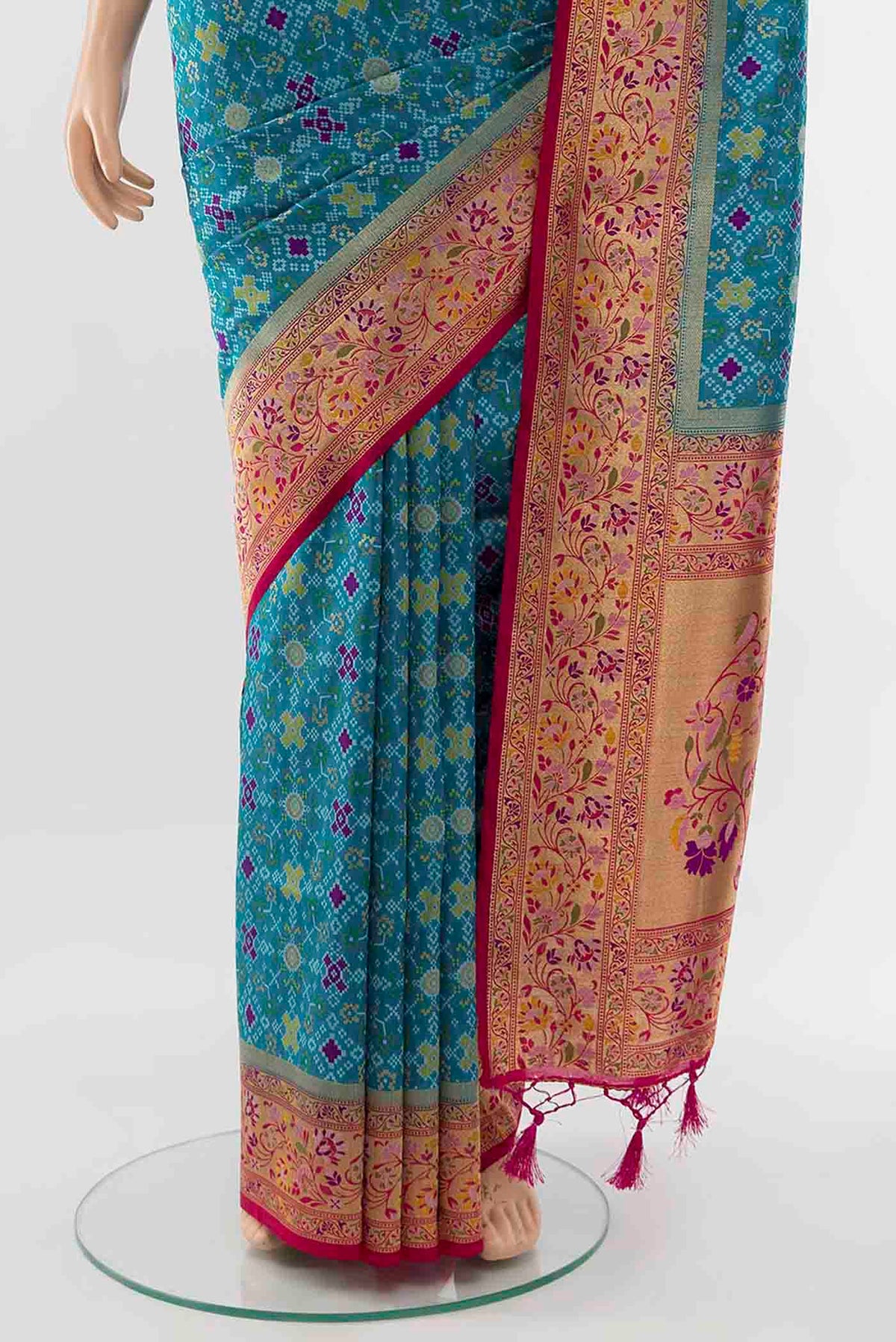pleats pallu