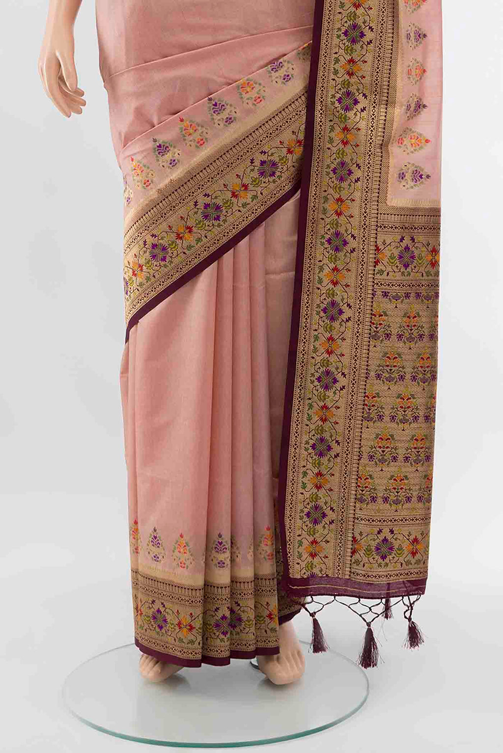 pleats pallu