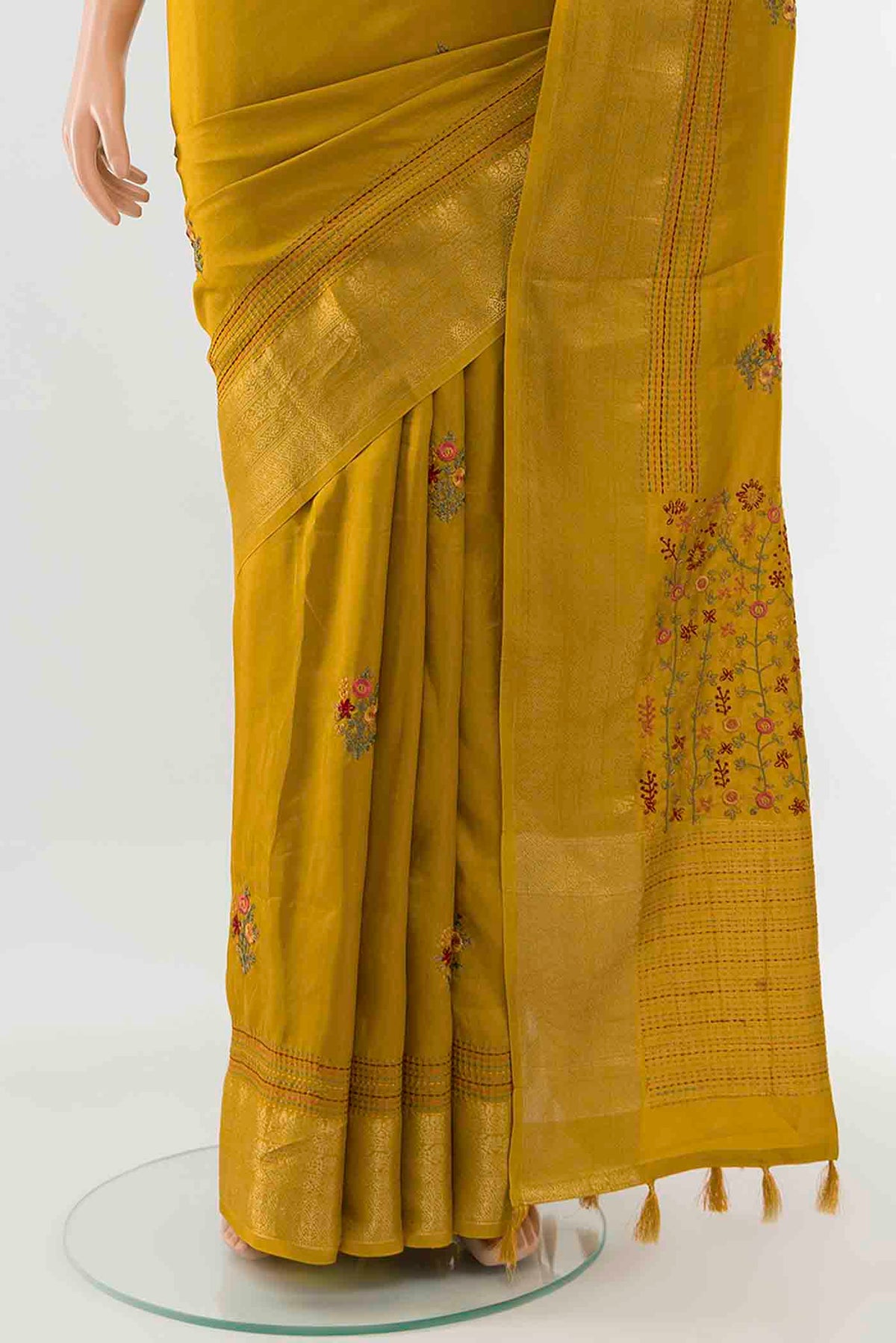 pleats pallu