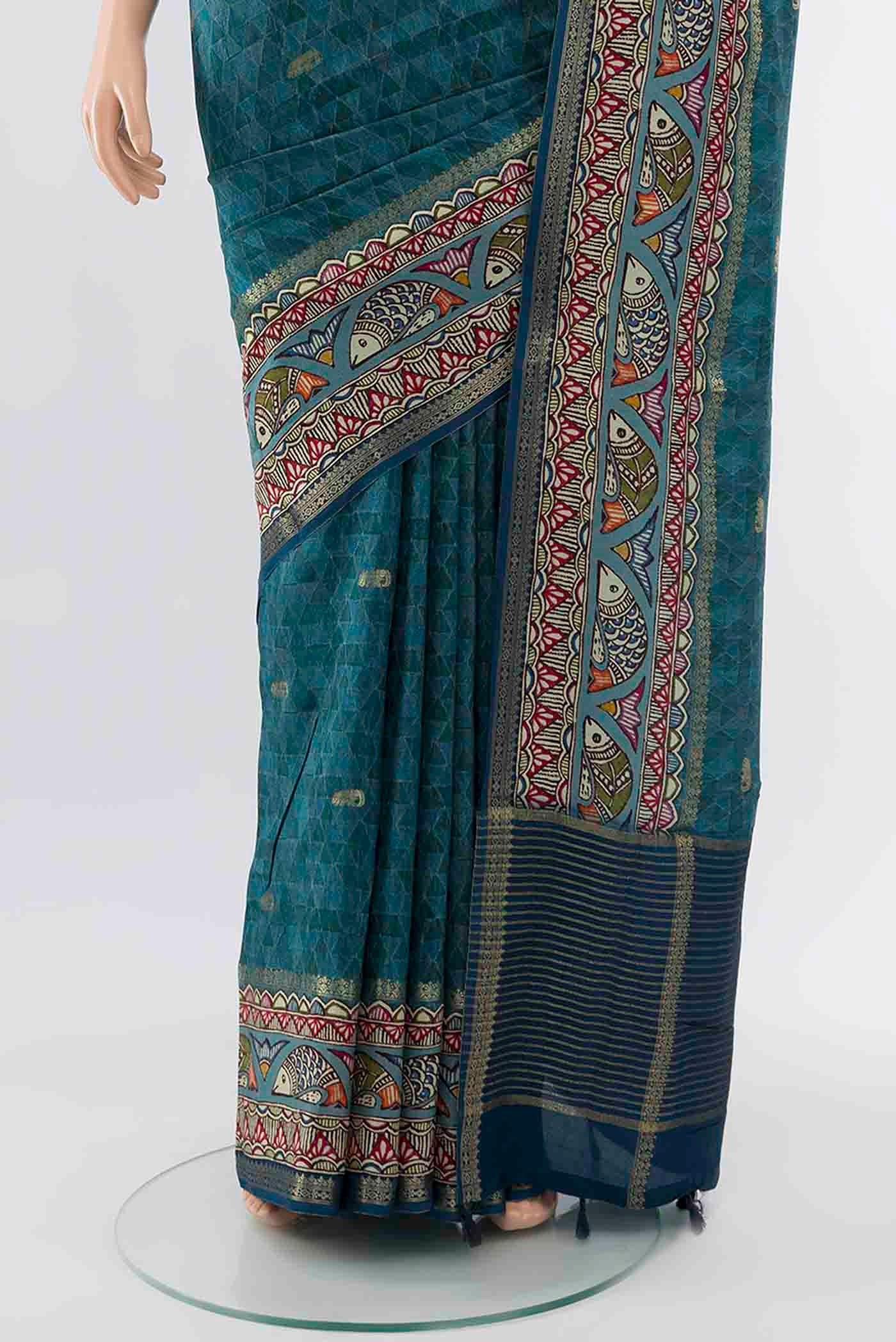 pleats pallu