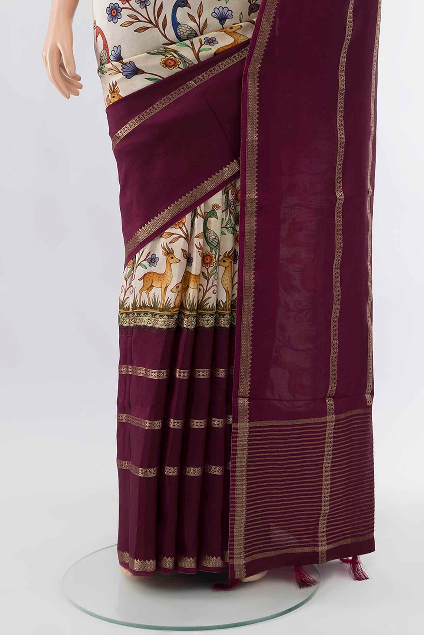 pleats pallu