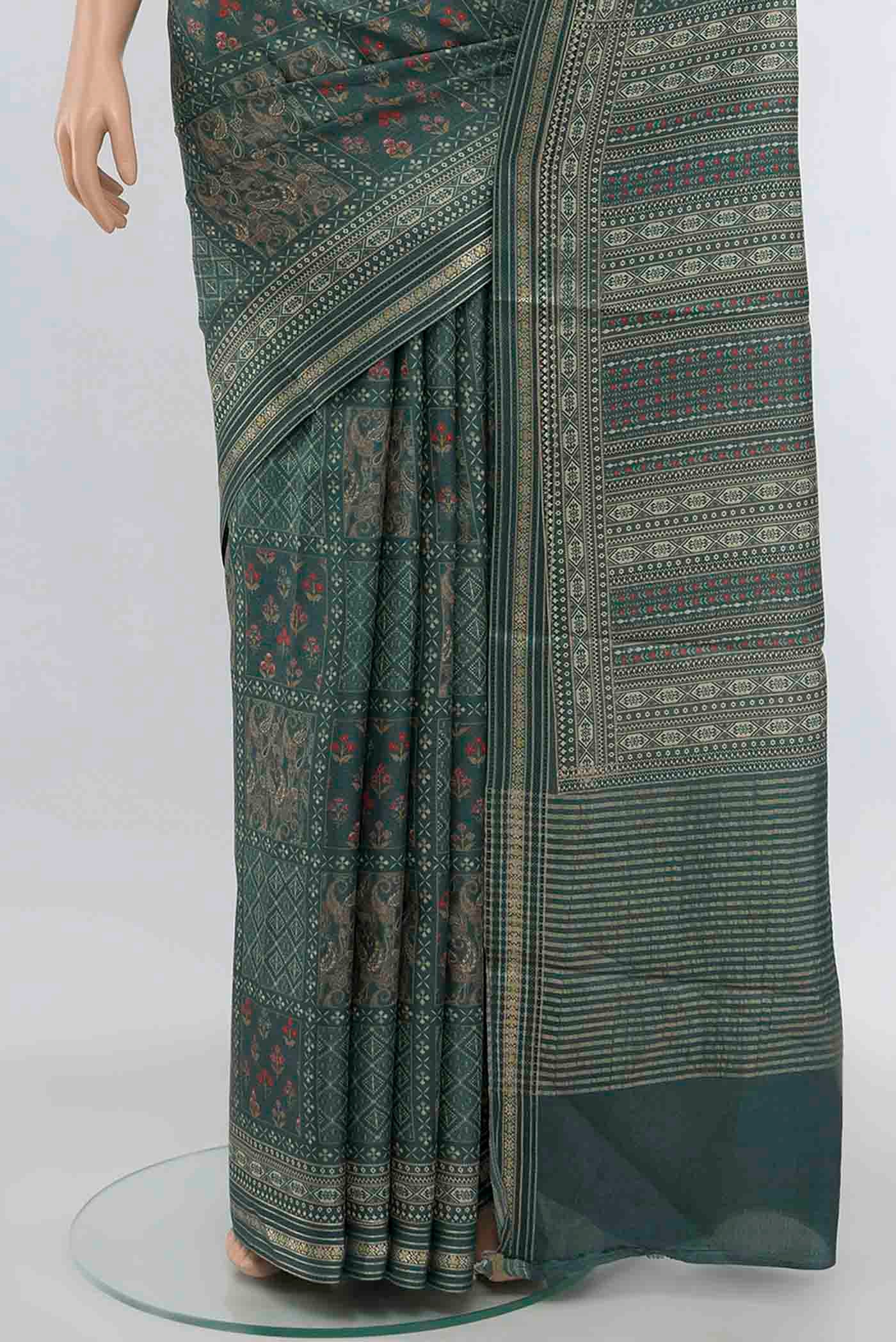 pleats pallu