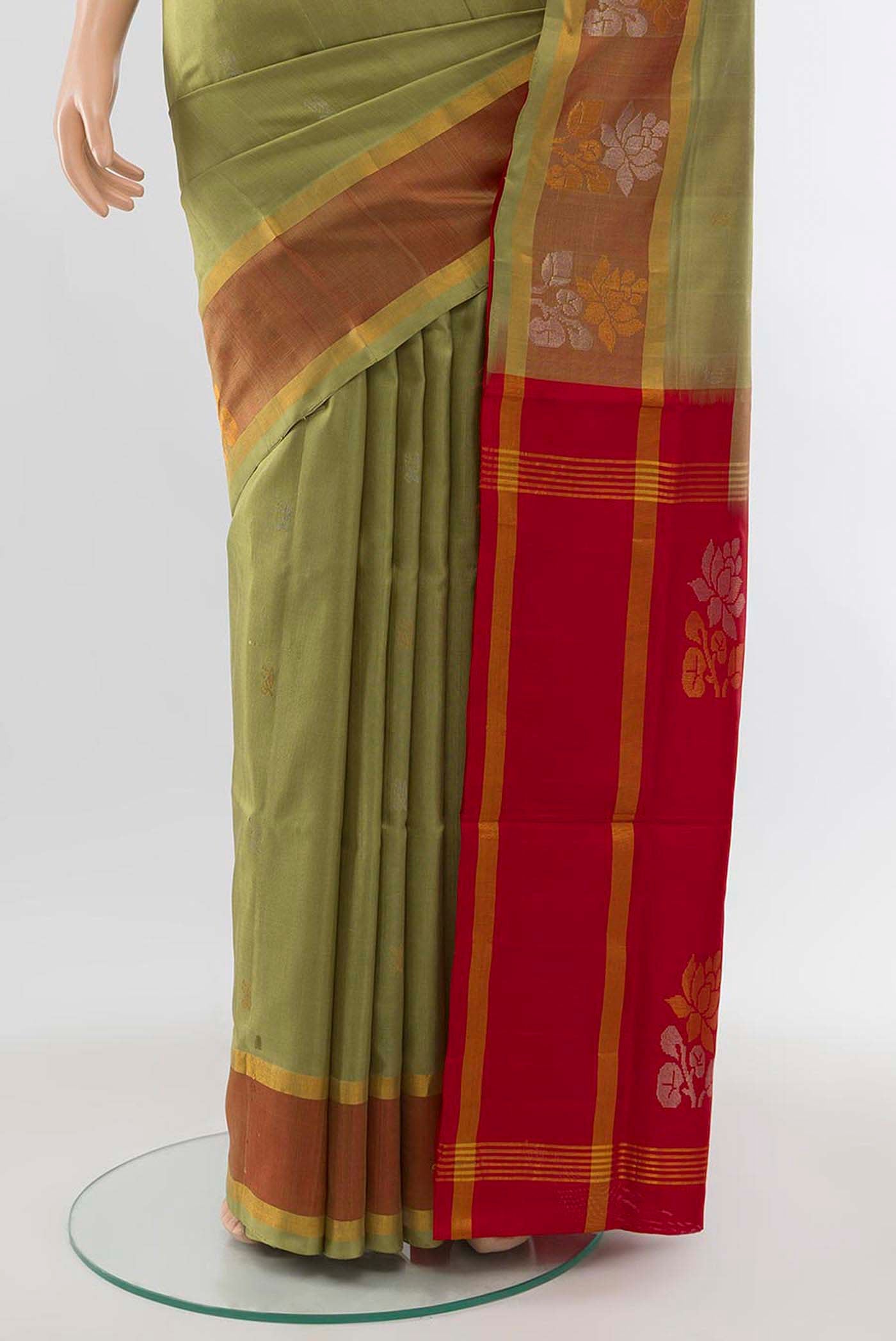 pleats pallu