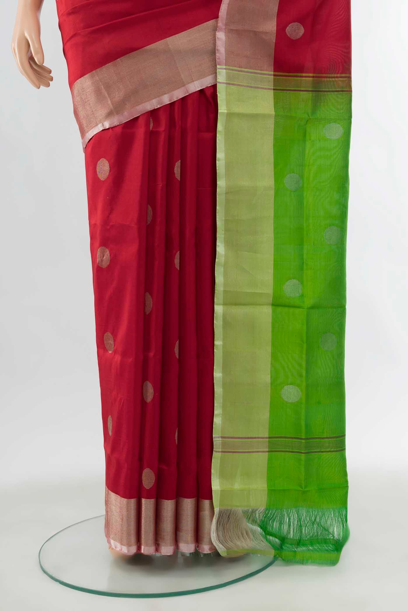 pleats pallu