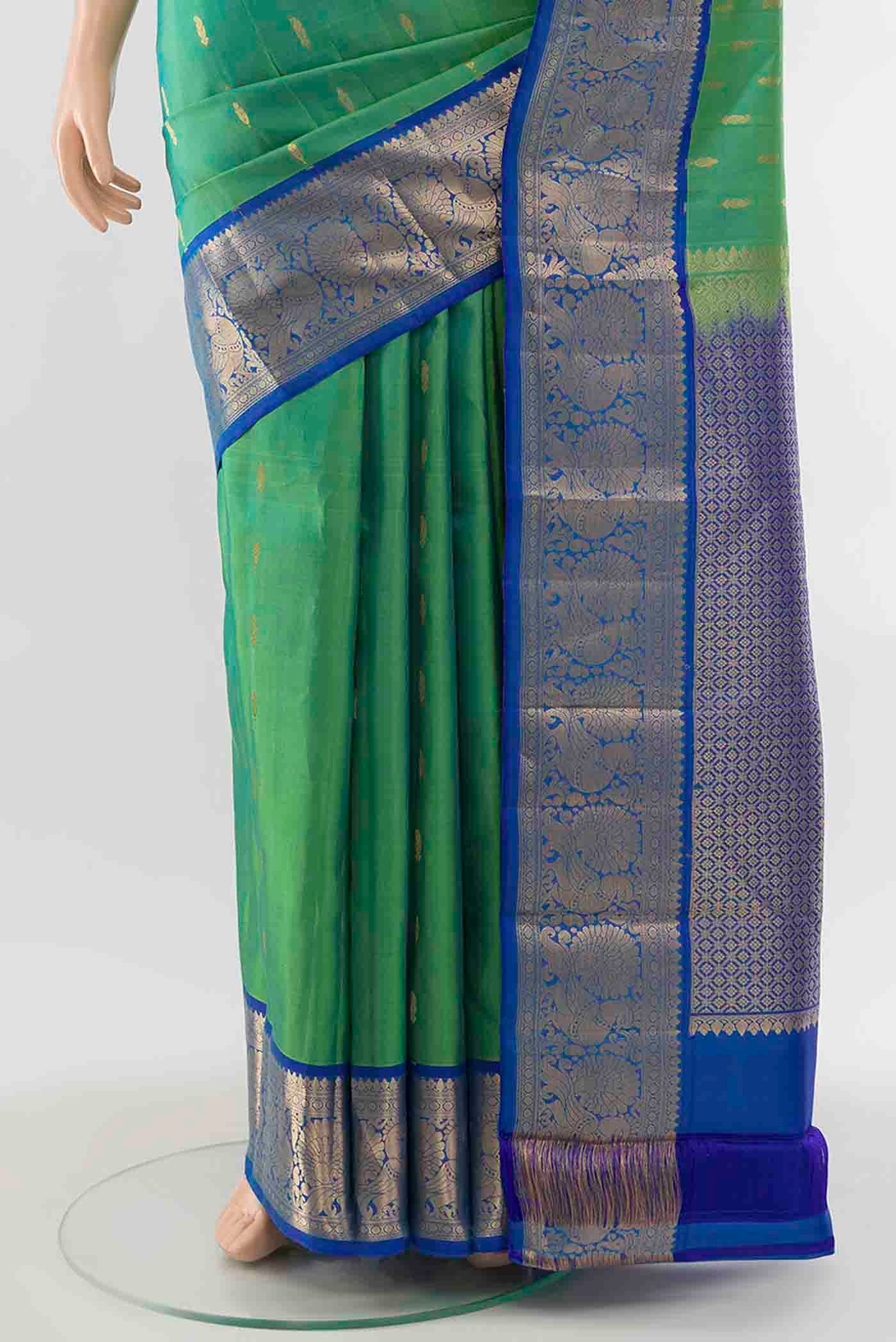 pleats pallu