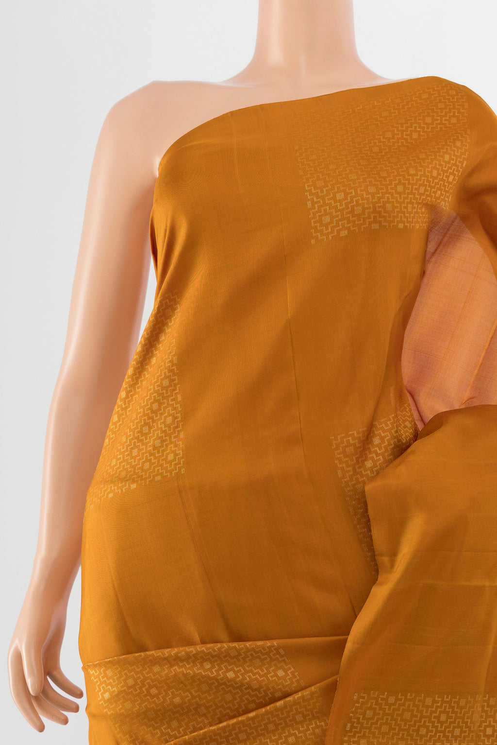 Border image of Pure Silk Pure Zari Brown Soft Saree with Zari Butta on the body and Silk Border. 