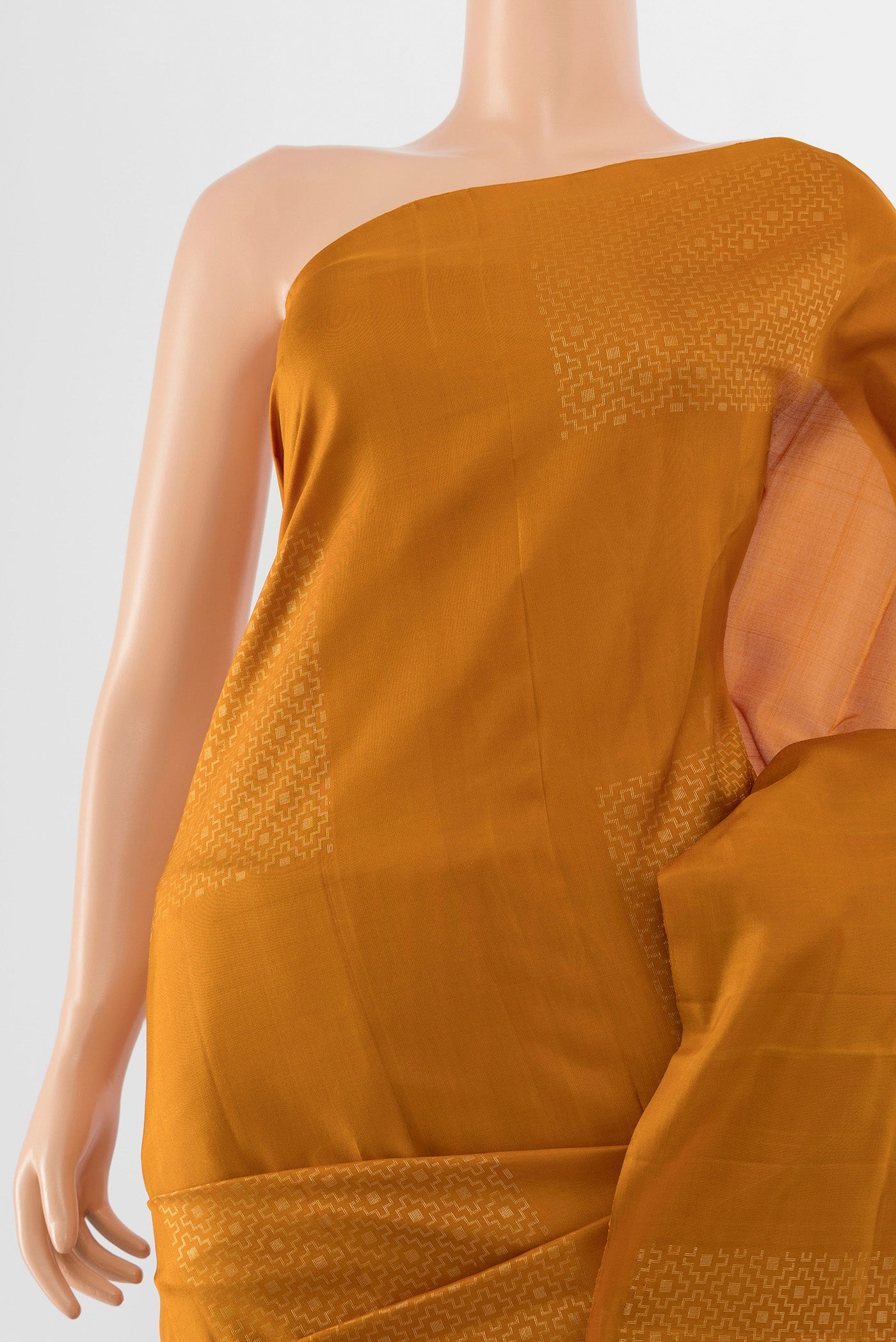 Border image of Pure Silk Pure Zari Brown Soft Saree with Zari Butta on the body and Silk Border. 