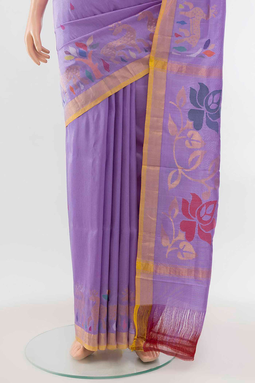 pleats pallu