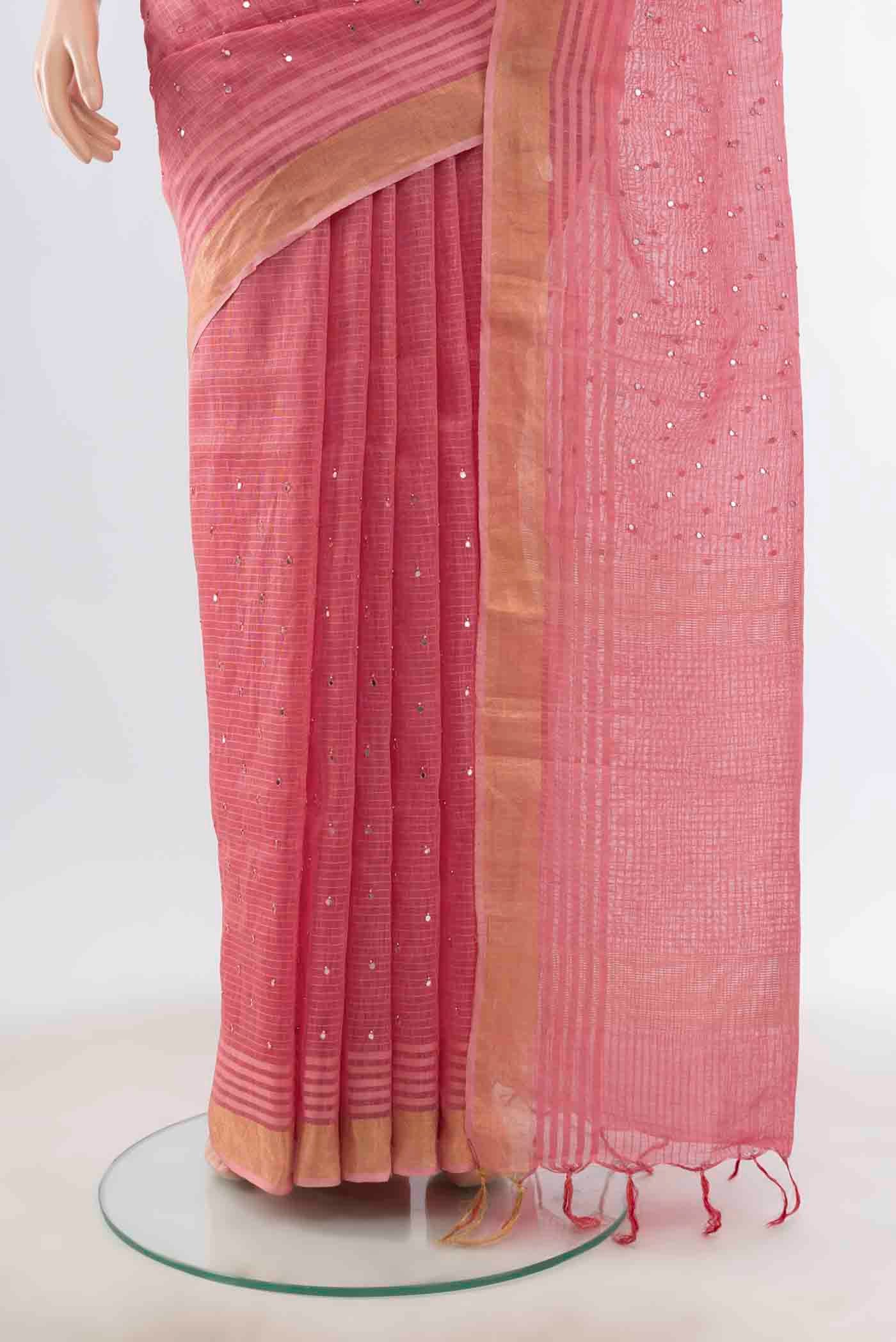 pleats pallu