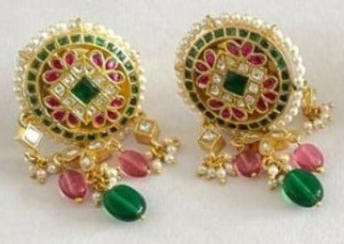 Ruby Blossom Necklace Set